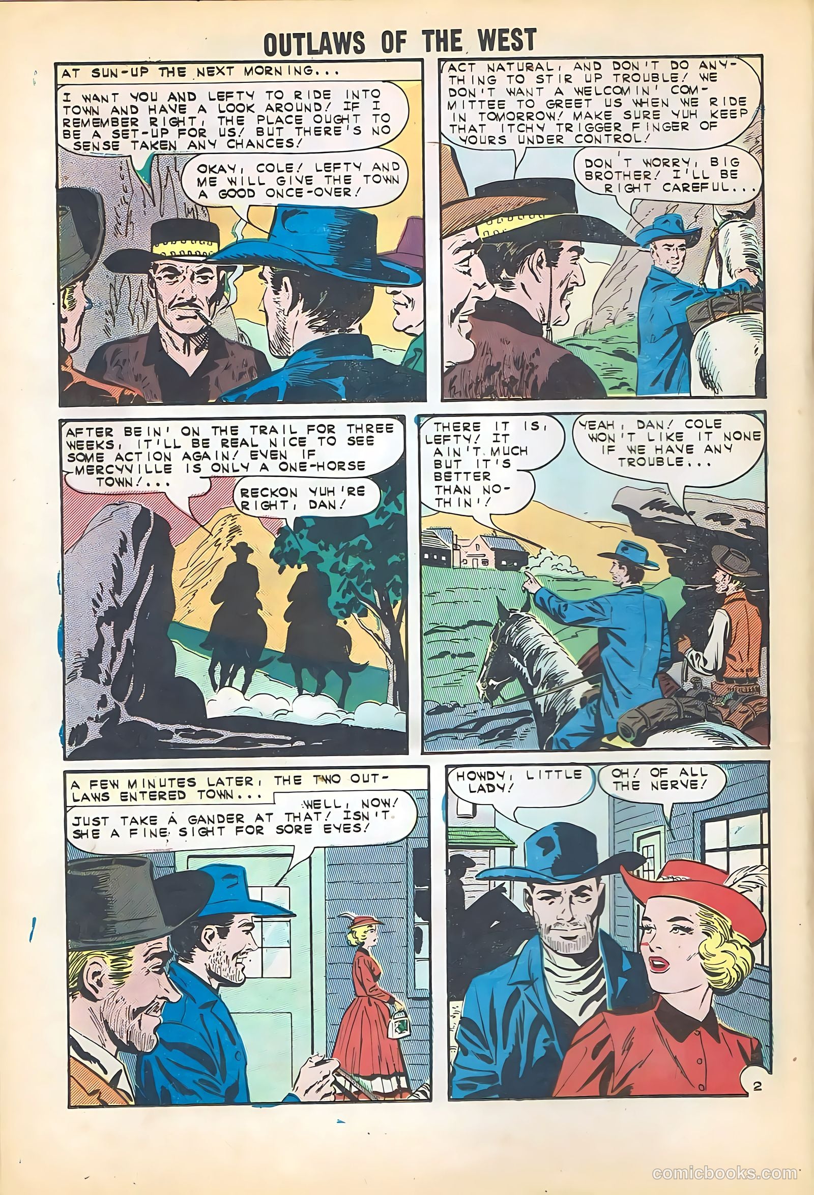 Outlaws of the West #47 — page 20 of 36