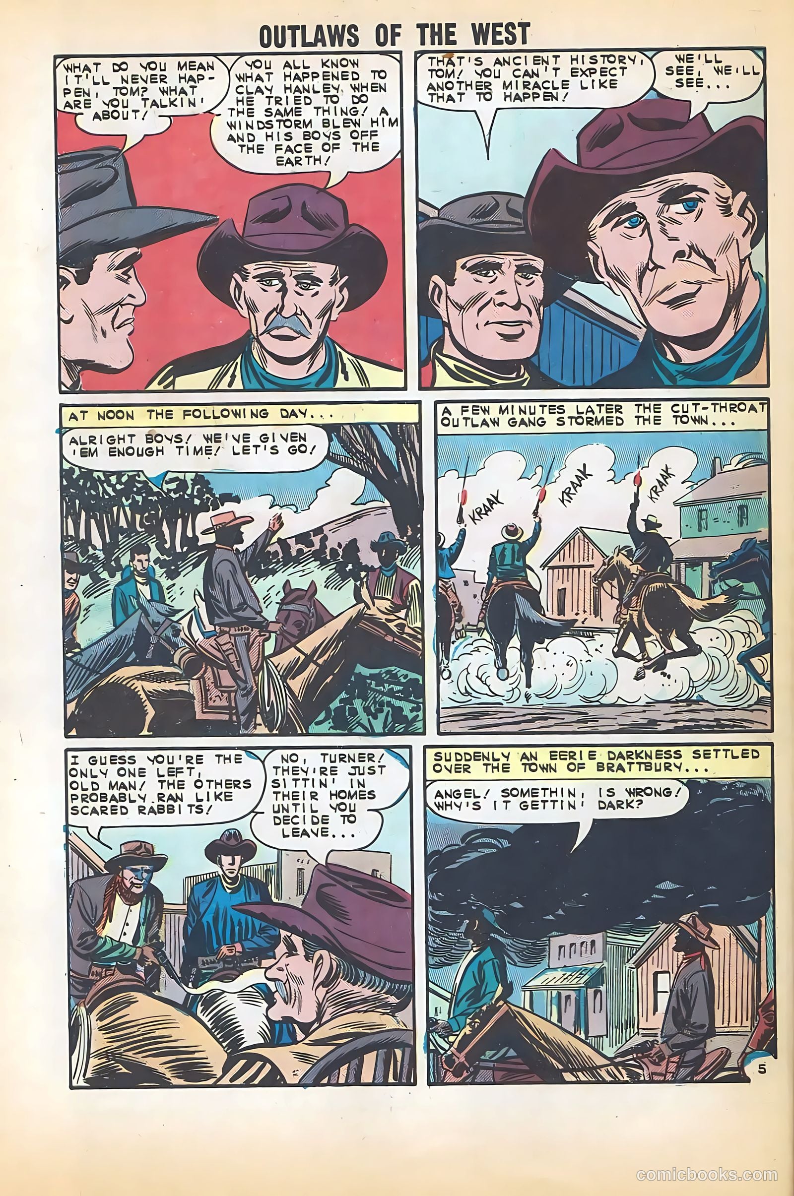 Outlaws of the West #47 — page 32 of 36