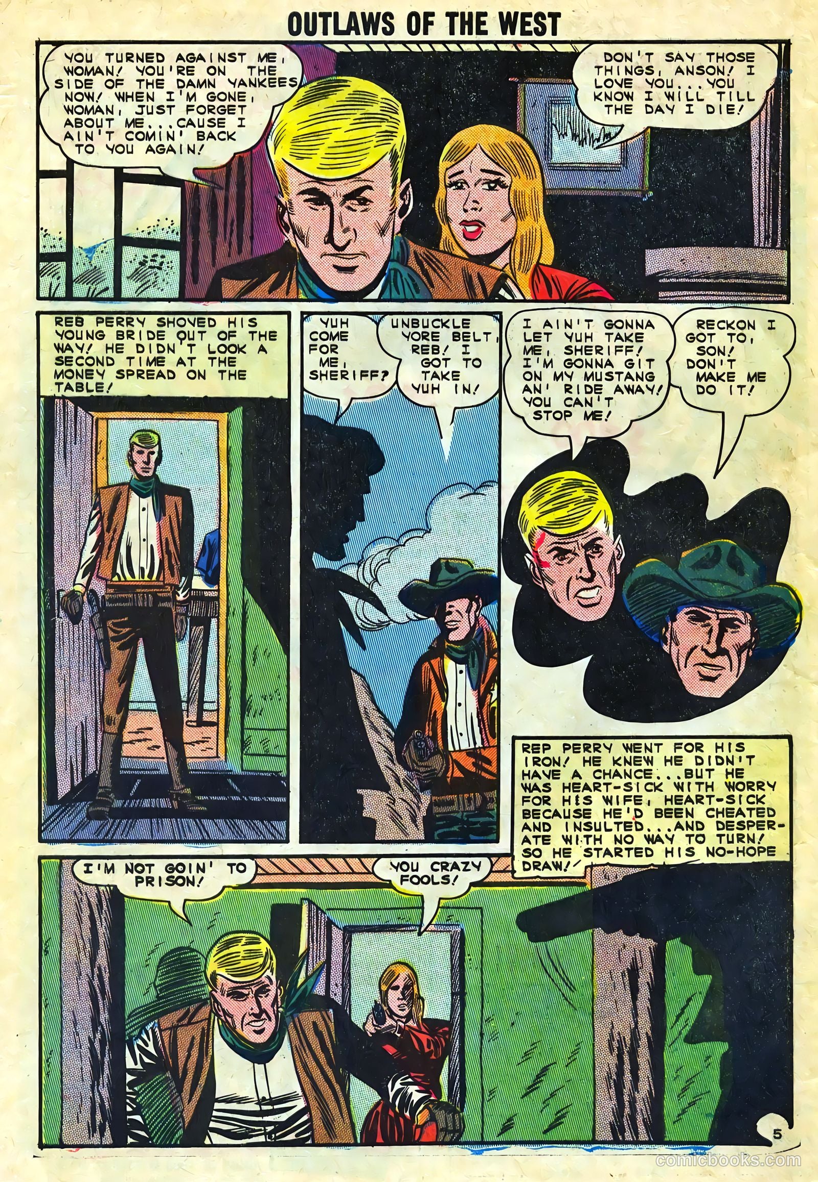 Outlaws of the West #51 — page 32 of 36