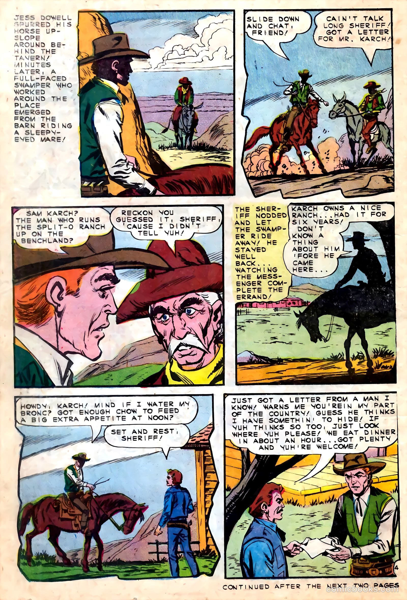 Outlaws of the West #55 — page 22 of 36