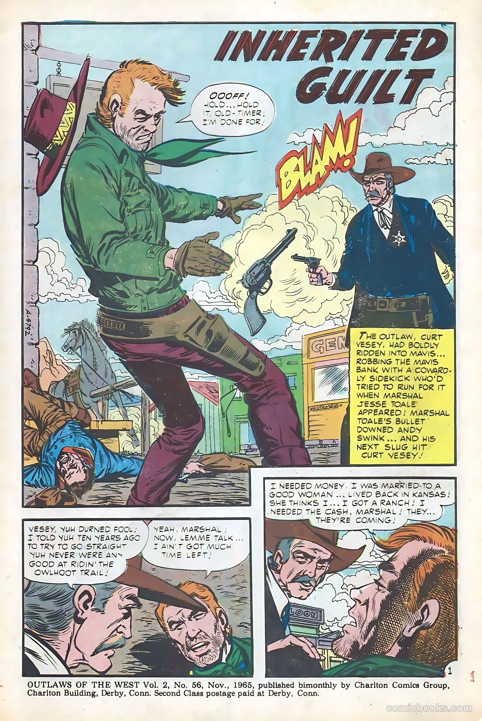 Outlaws of the West #56 — page 3 of 36