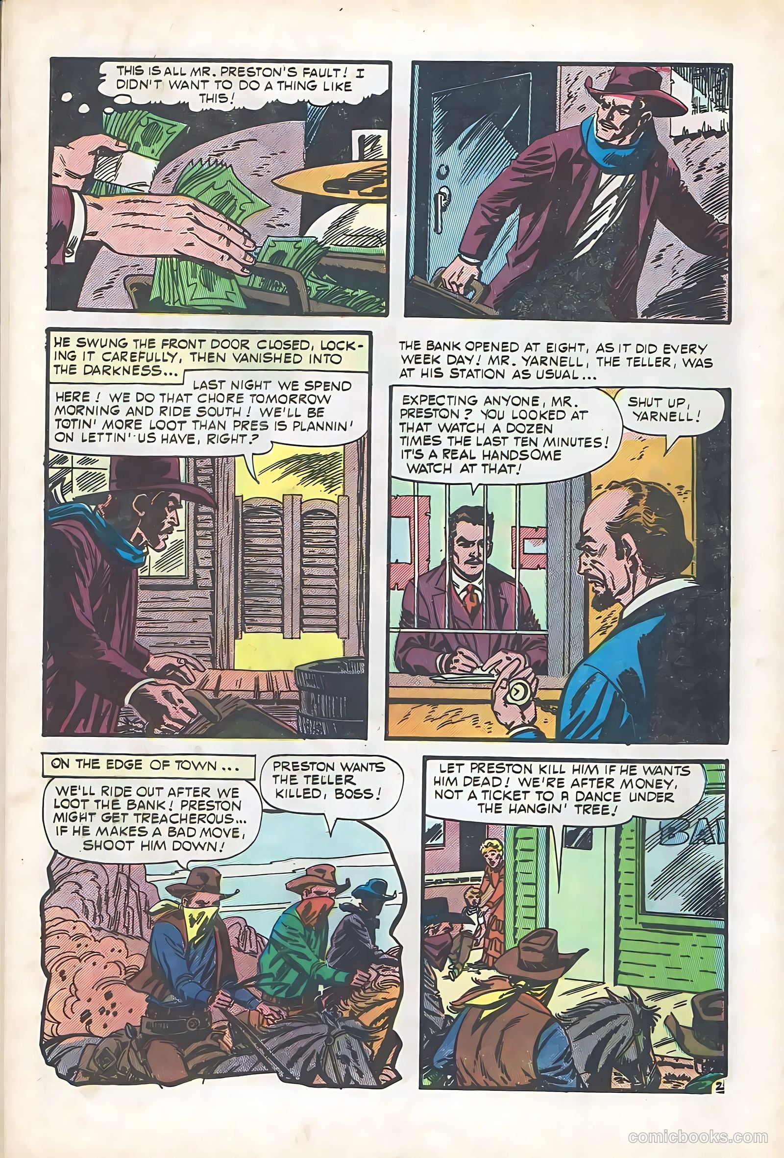 Outlaws of the West #56 — page 32 of 36