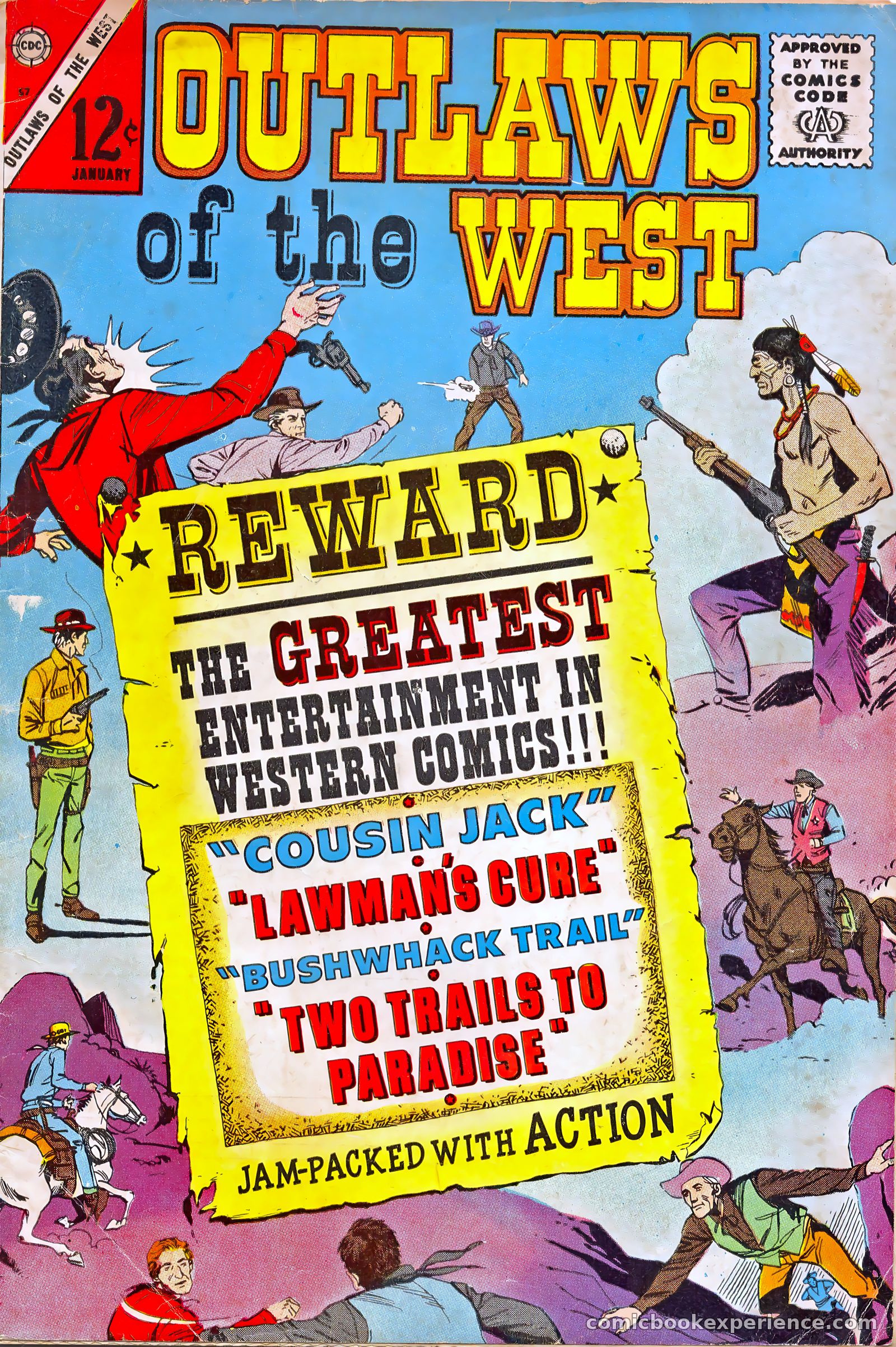 Outlaws of the West #57 — page 1 of 36