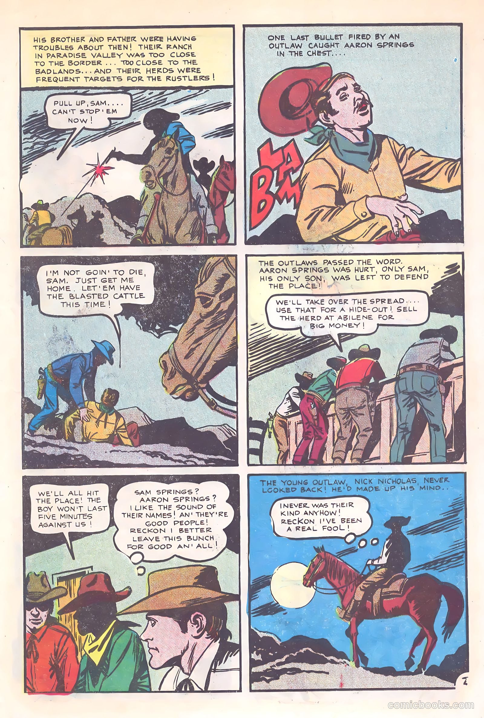 Outlaws of the West #57 — page 21 of 36