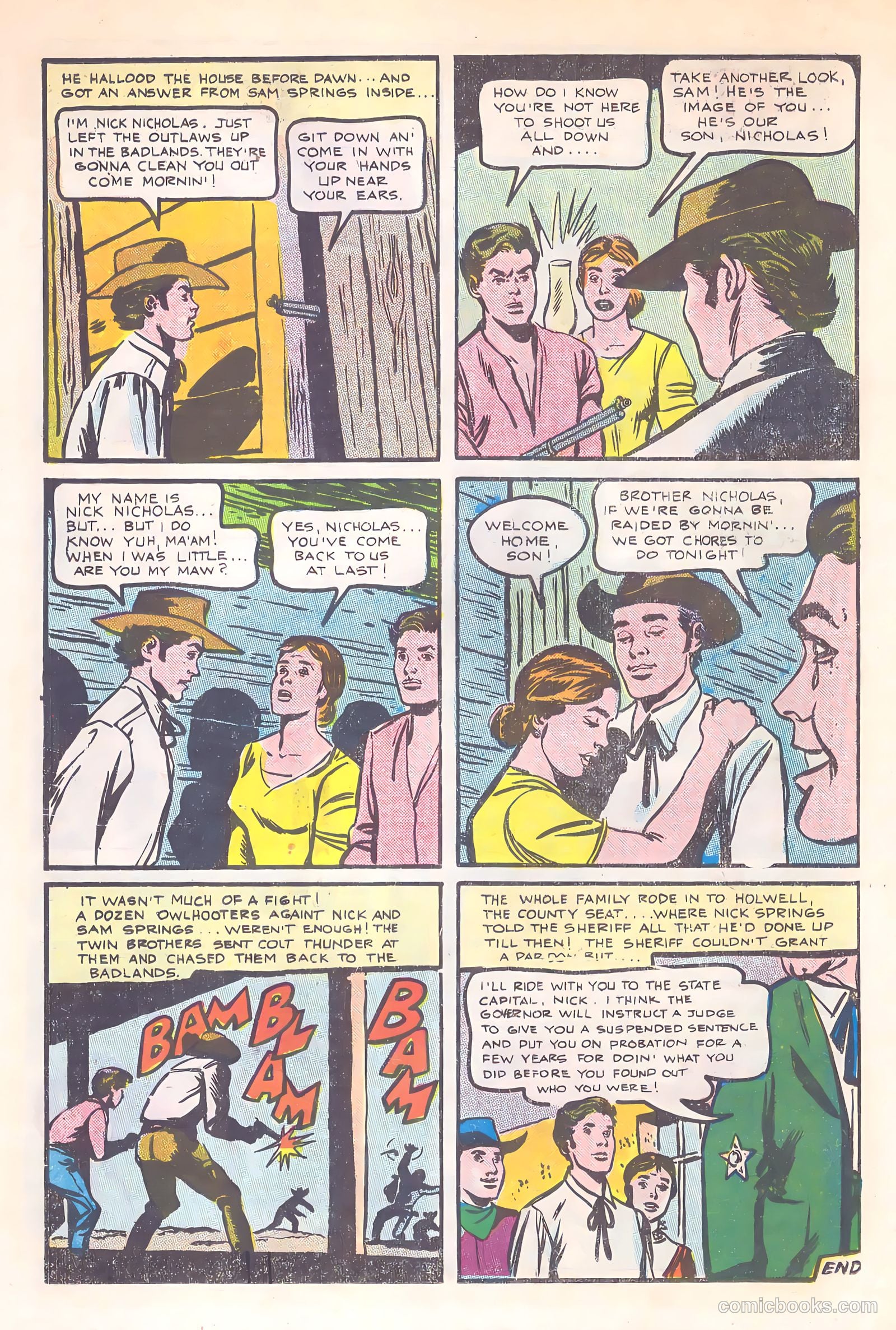 Outlaws of the West #57 — page 22 of 36