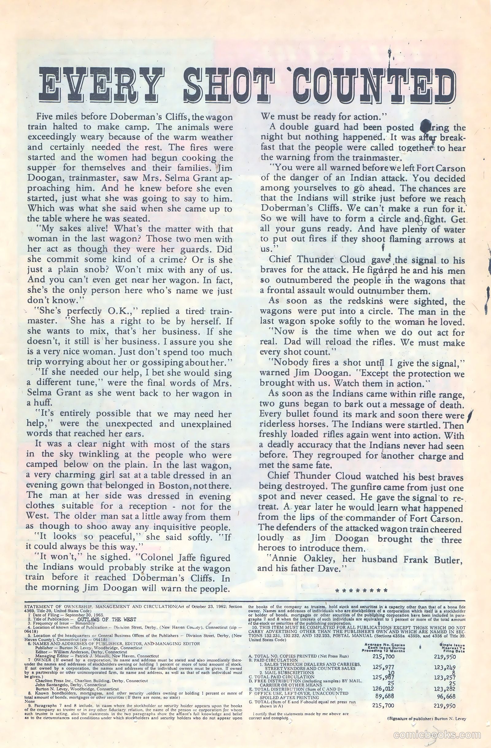 Outlaws of the West #58 — page 13 of 36