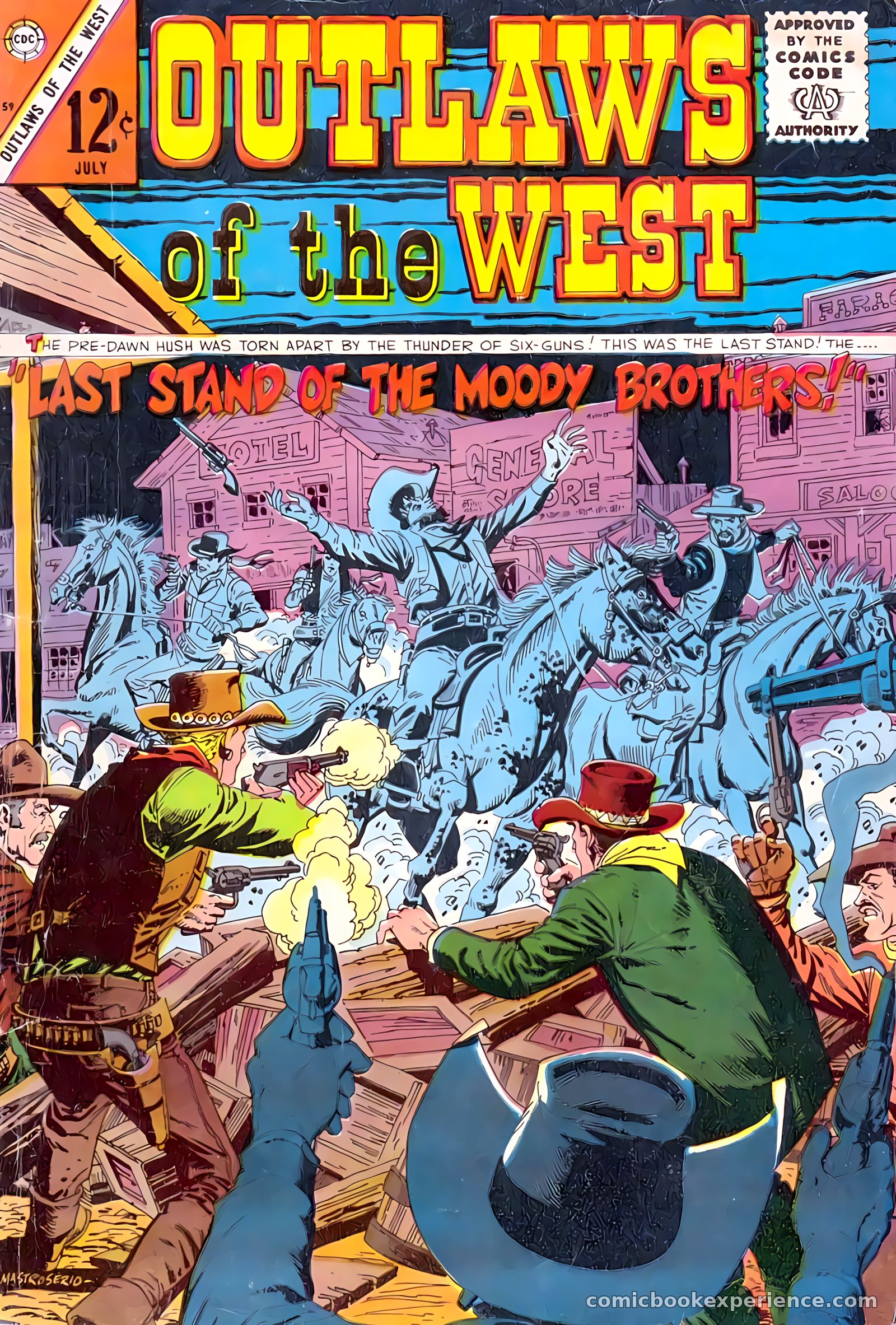 Outlaws of the West #59 — page 1 of 36