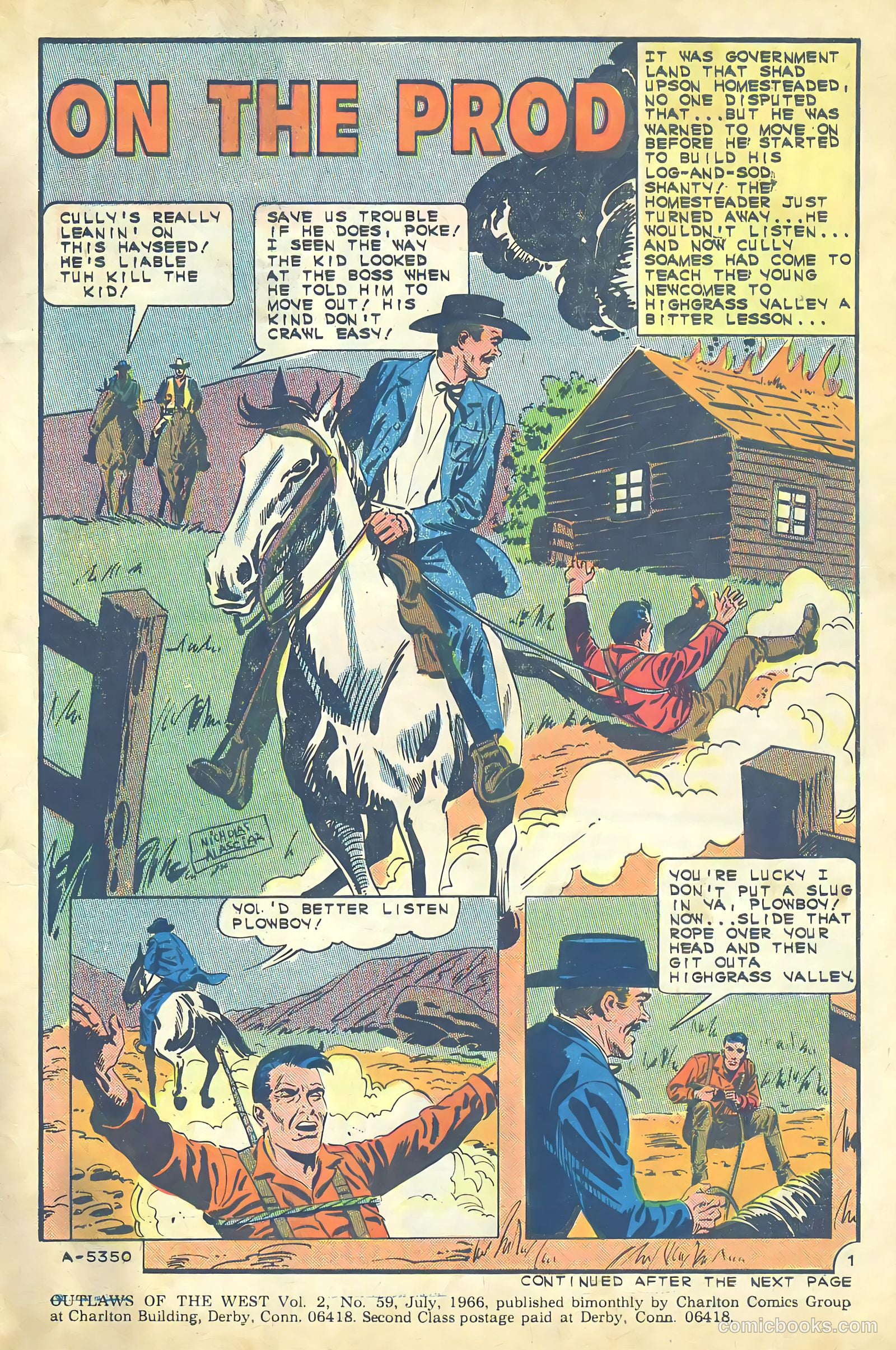 Outlaws of the West #59 — page 3 of 36