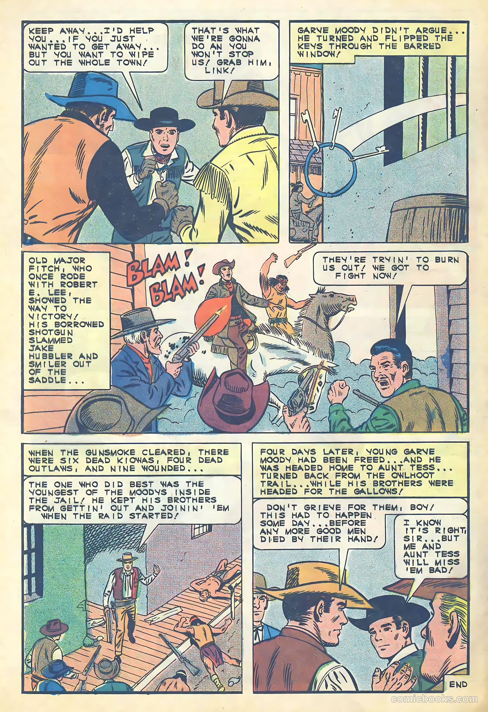 Outlaws of the West #59 — page 32 of 36