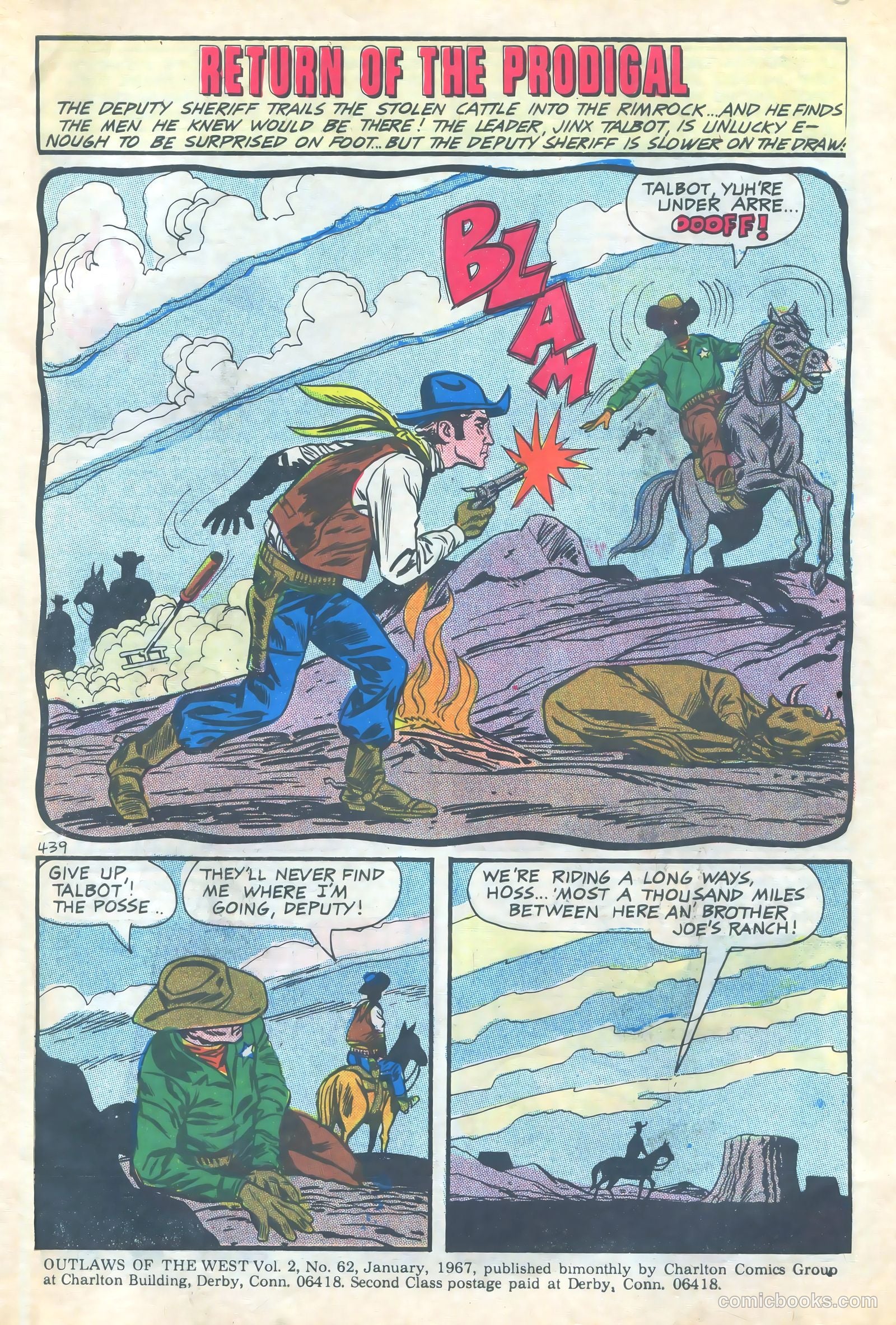 Outlaws of the West #62 — page 3 of 36