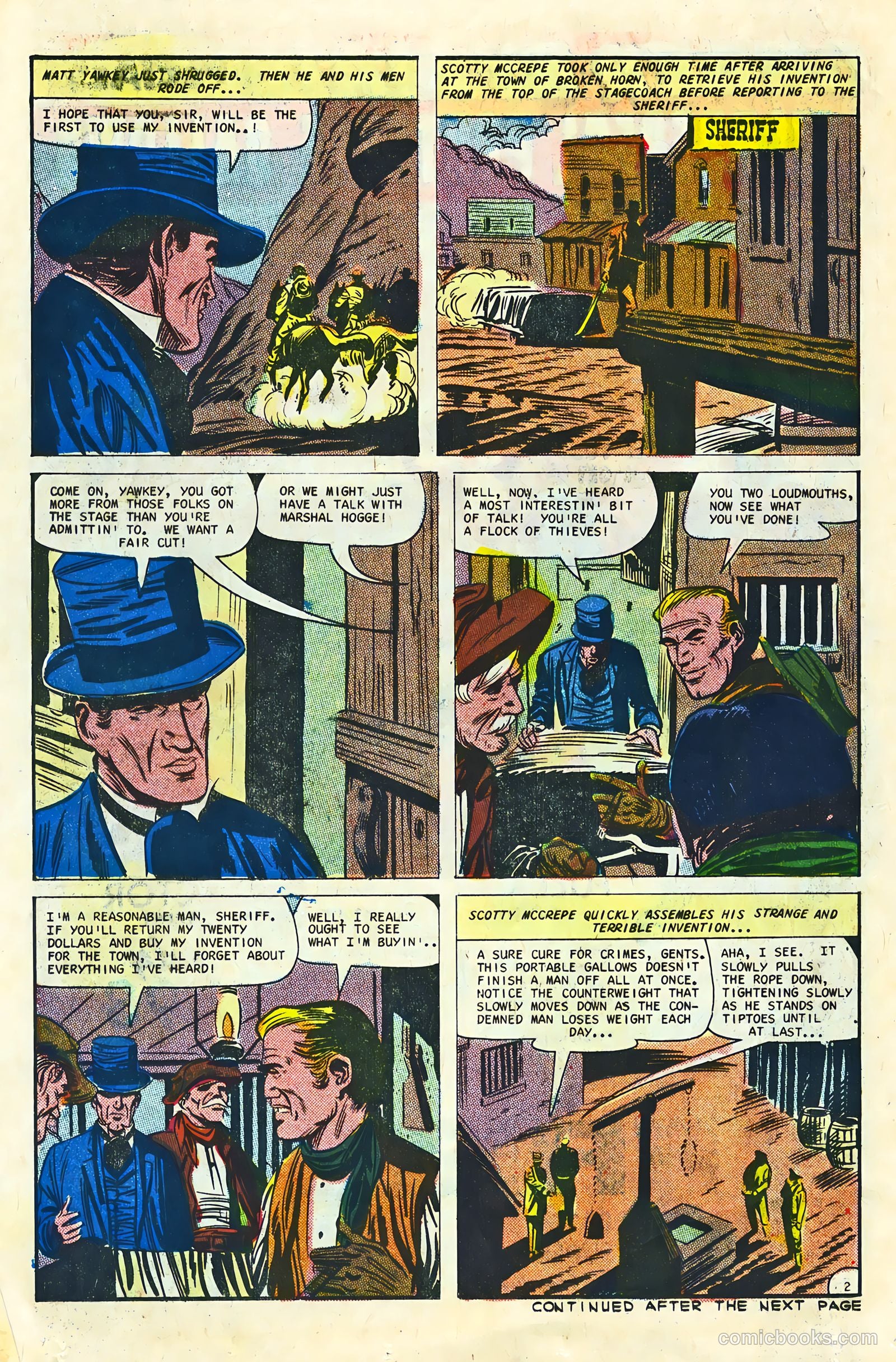 Outlaws of the West #63 — page 22 of 36