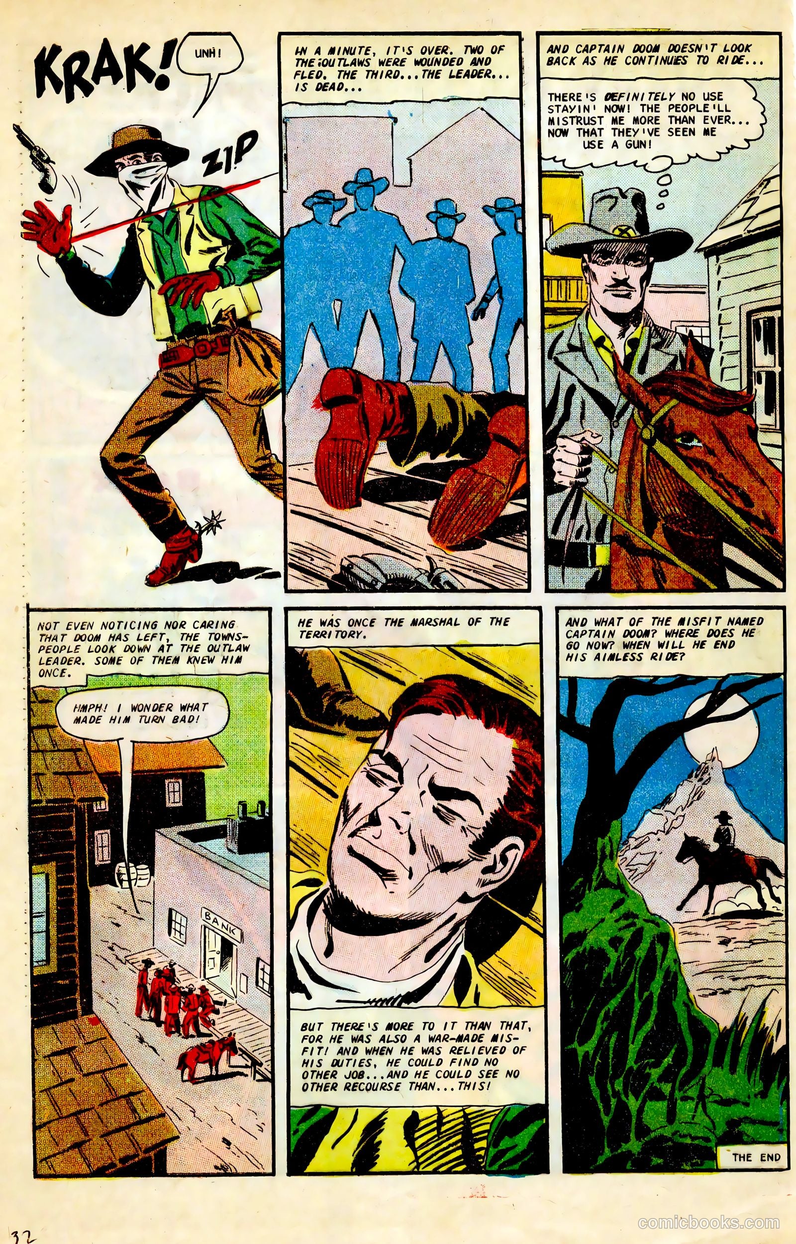Outlaws of the West #66 — page 32 of 36