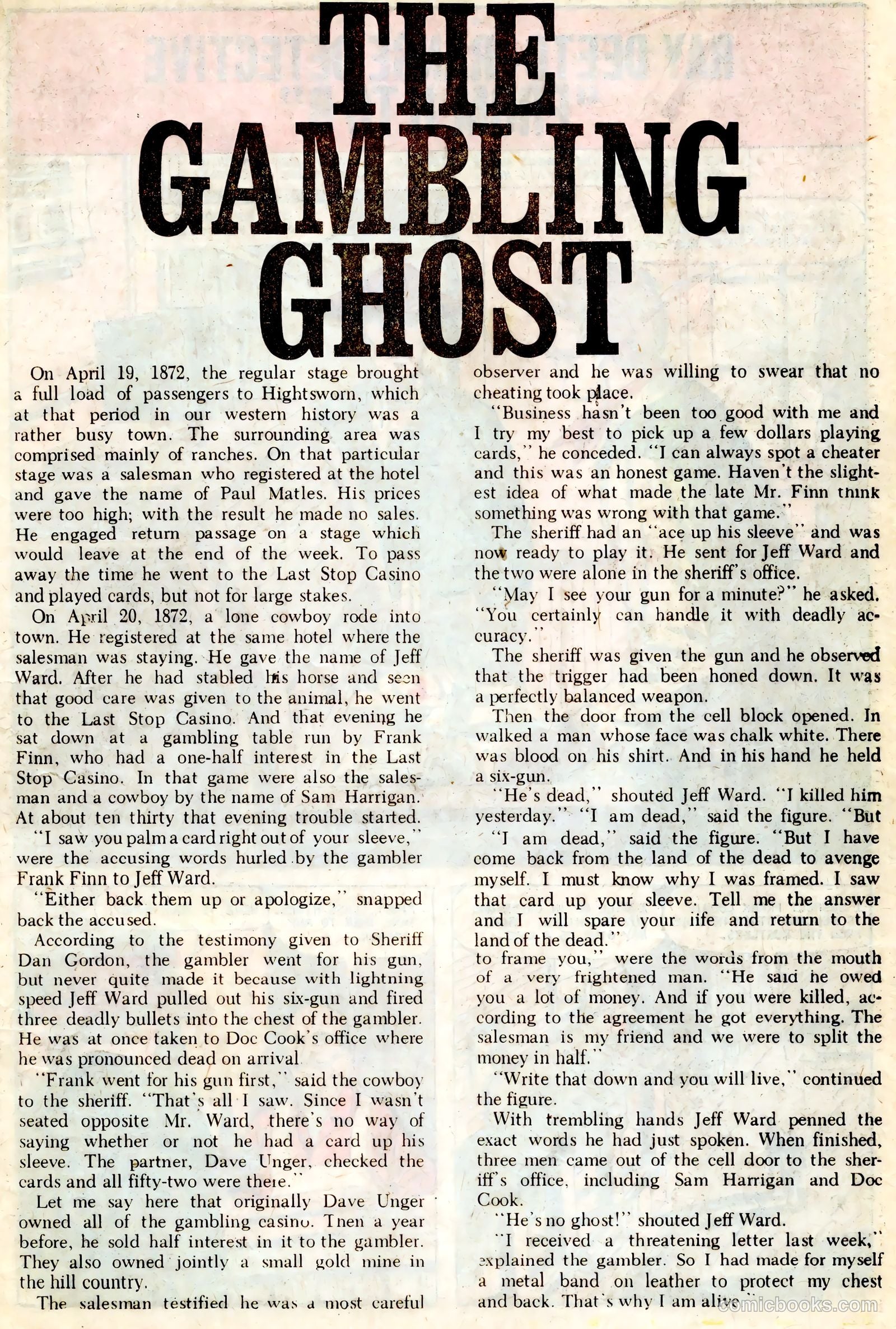 Outlaws of the West #67 — page 19 of 36