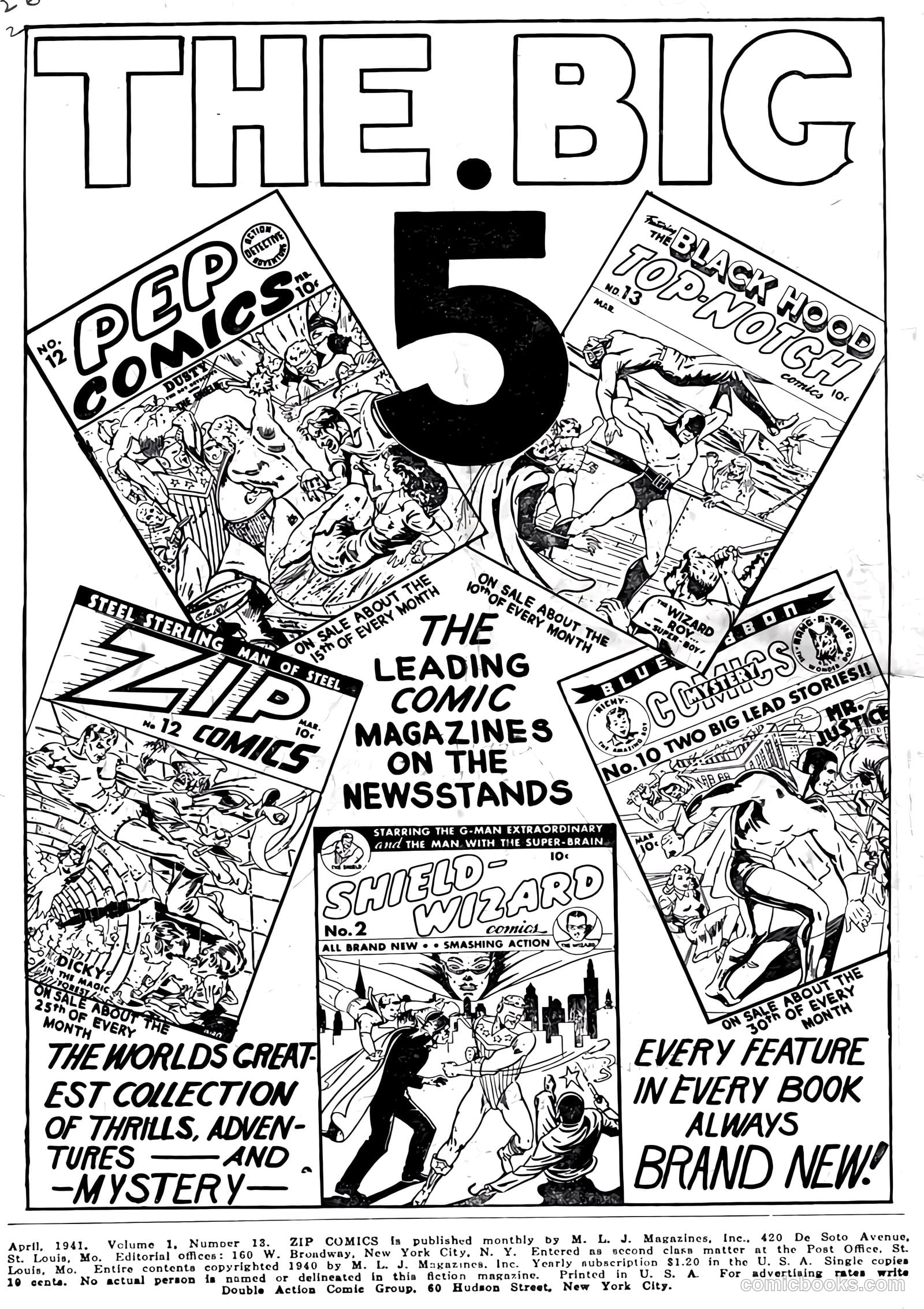 Pep Comics #13 — page 2 of 68