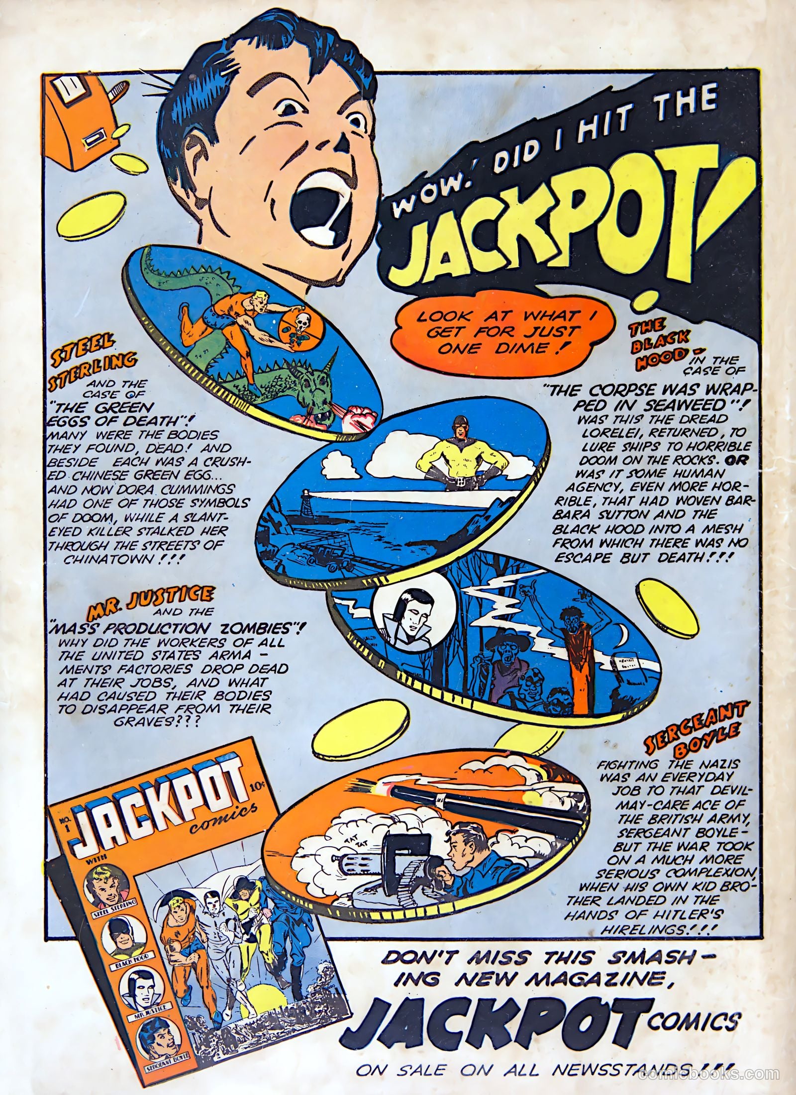 Pep Comics #16 — page 68 of 68