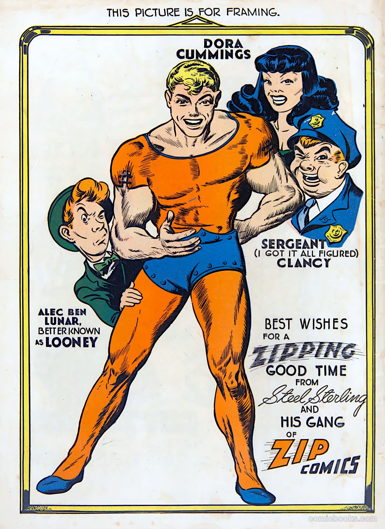 Pep Comics #17 — page 68 of 68