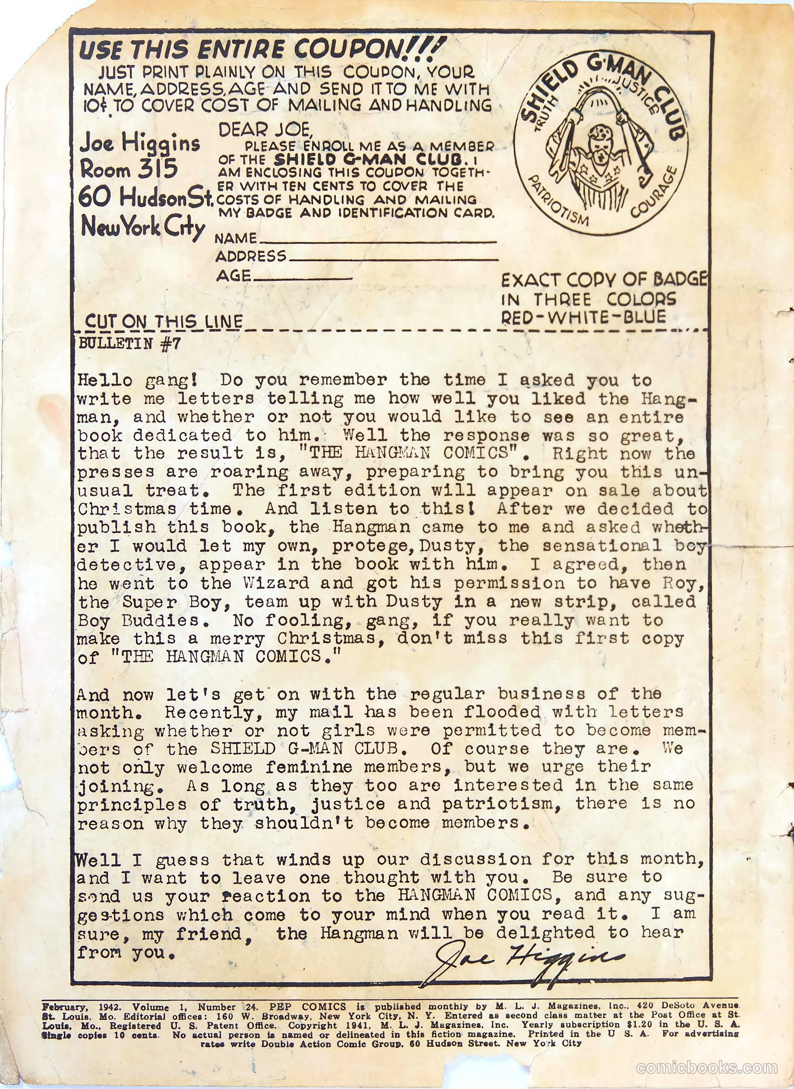 Pep Comics #24 — page 2 of 68
