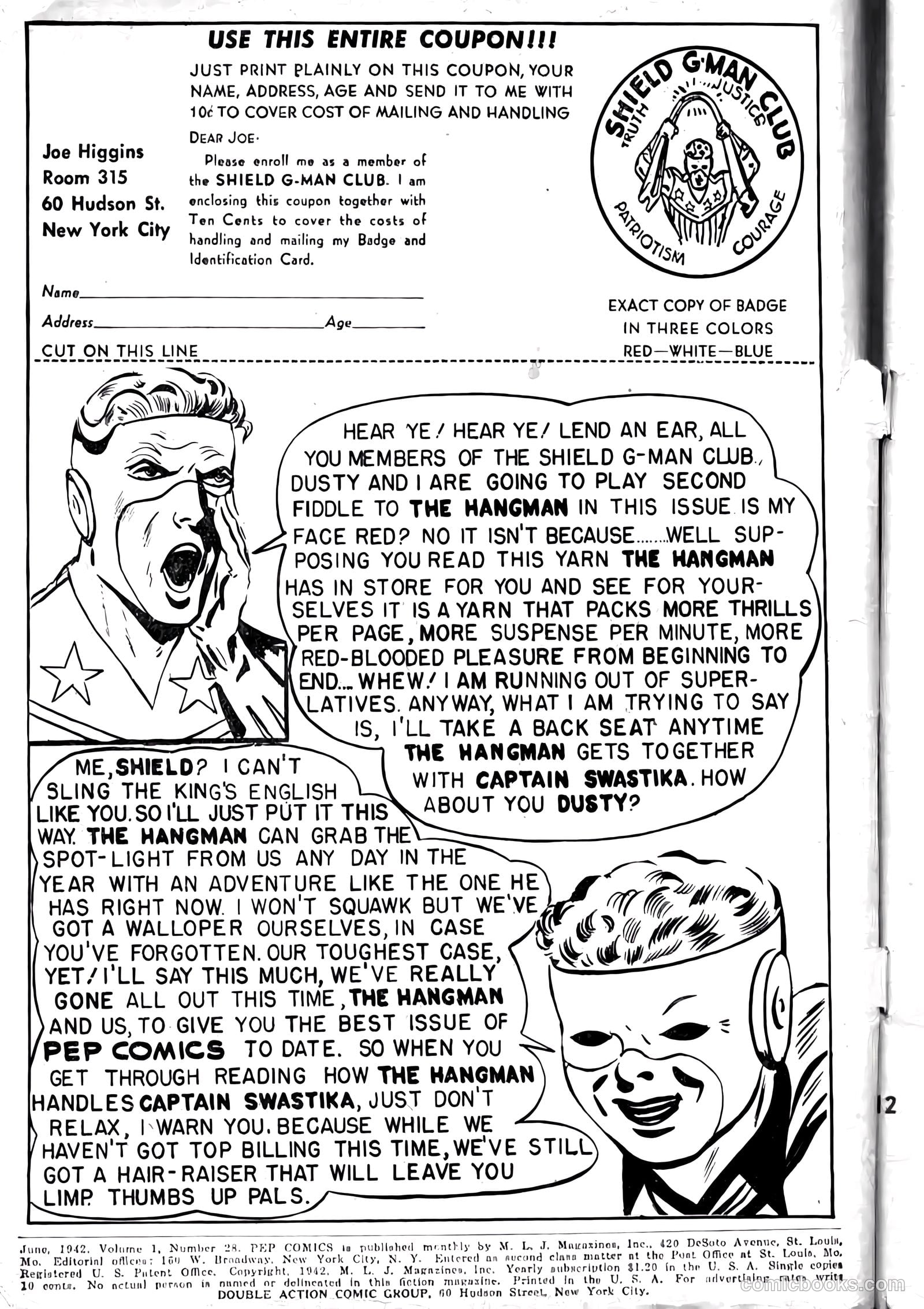 Pep Comics #28 — page 2 of 68