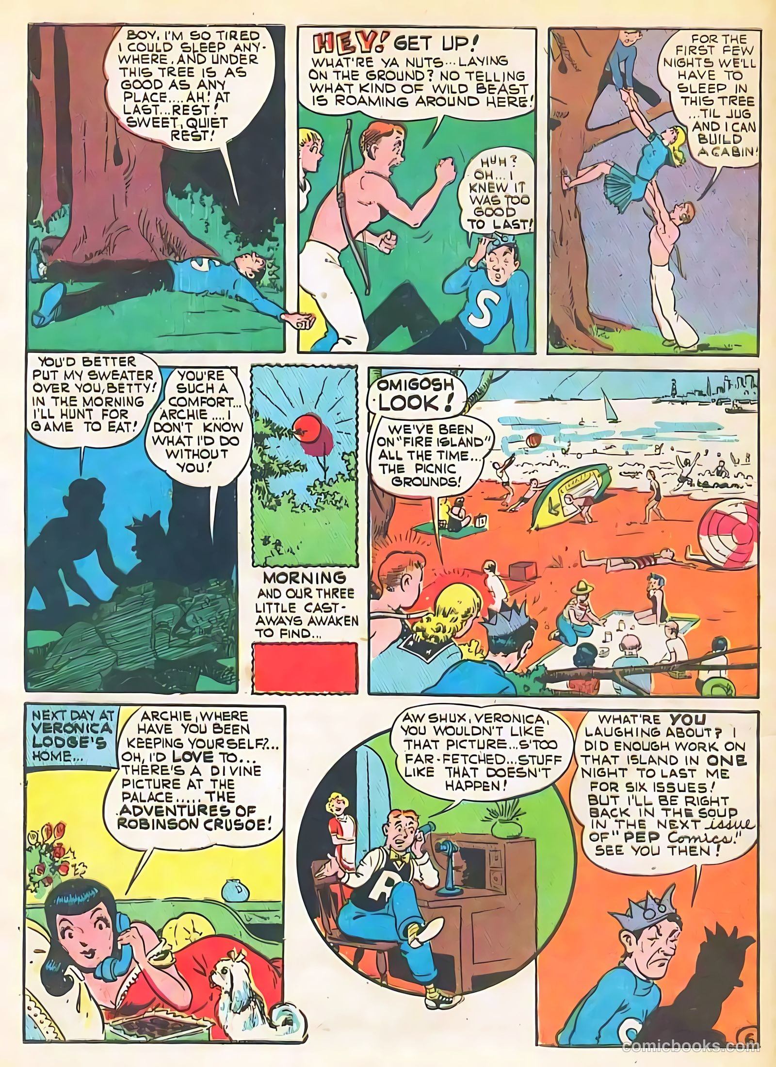 Pep Comics #32 — page 60 of 68