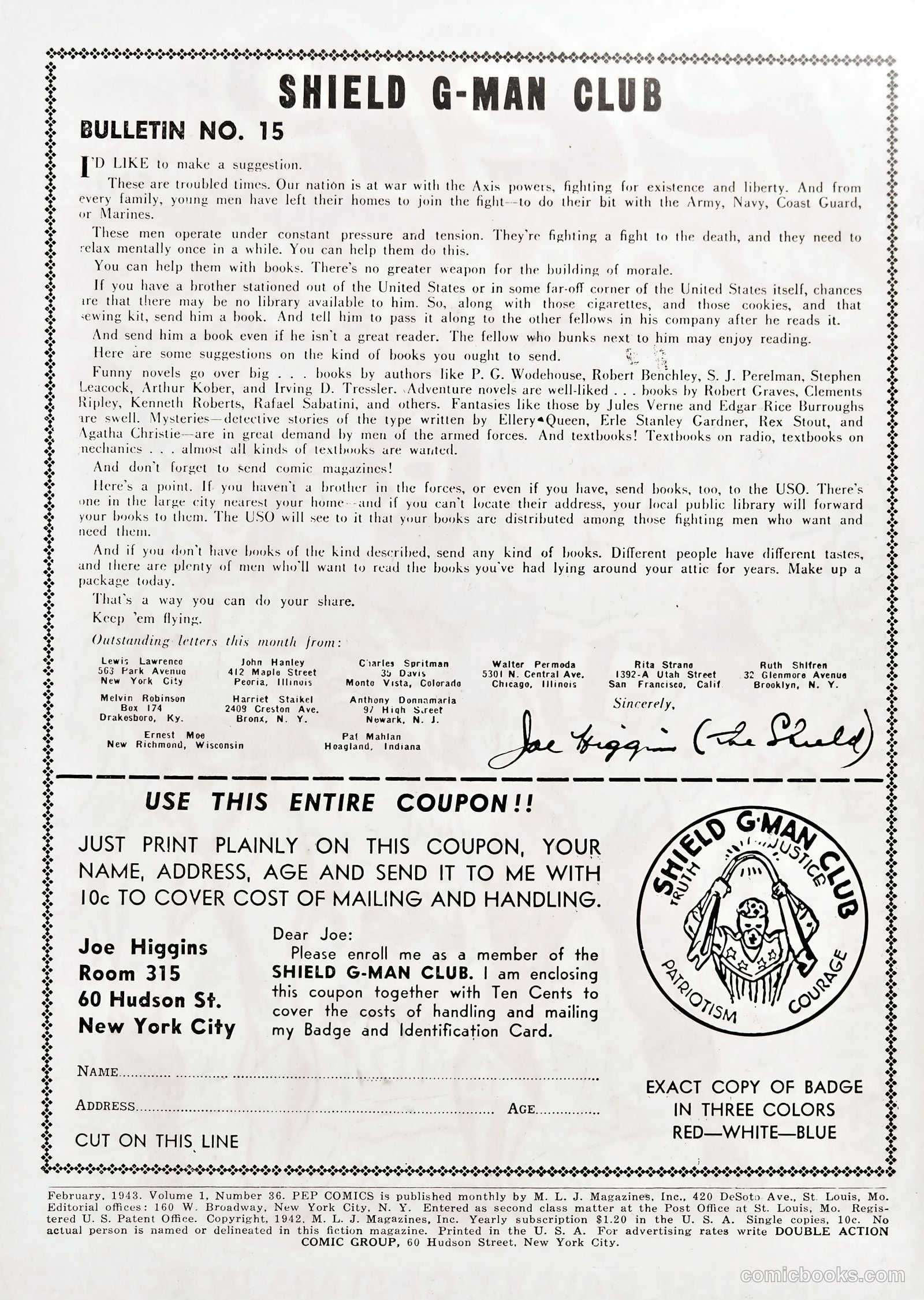 Pep Comics #36 — page 2 of 68