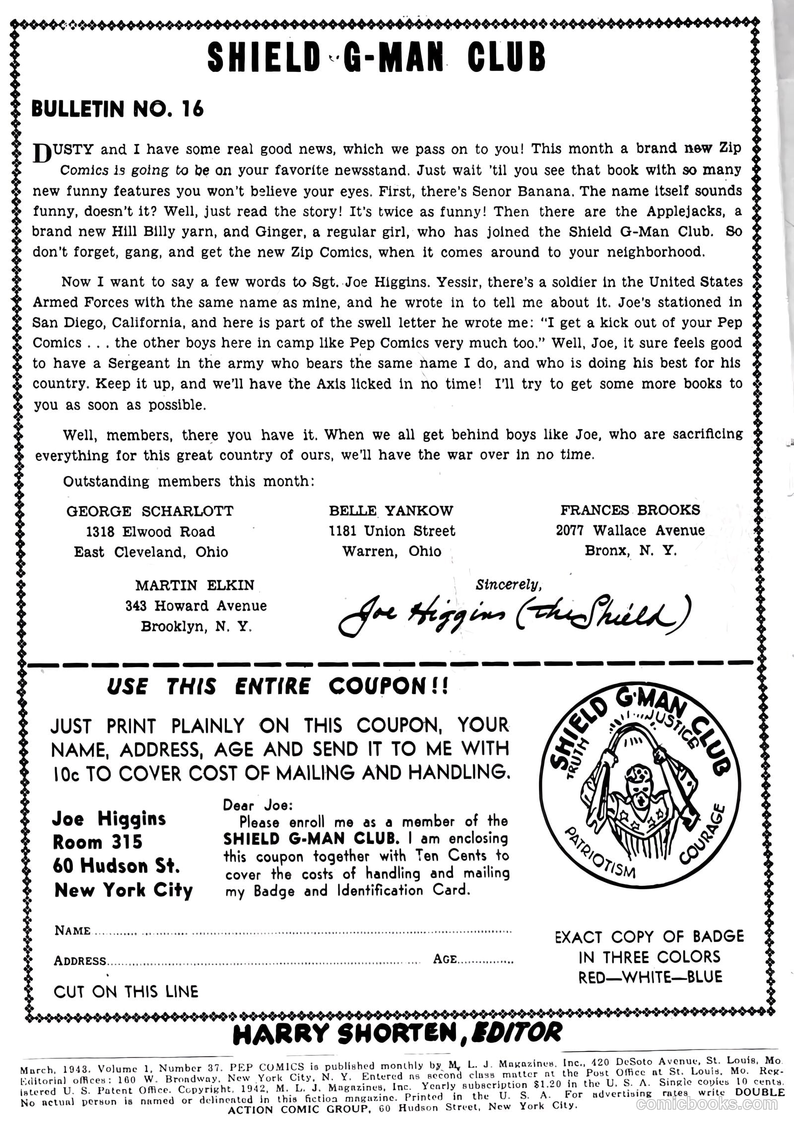 Pep Comics #37 — page 2 of 68