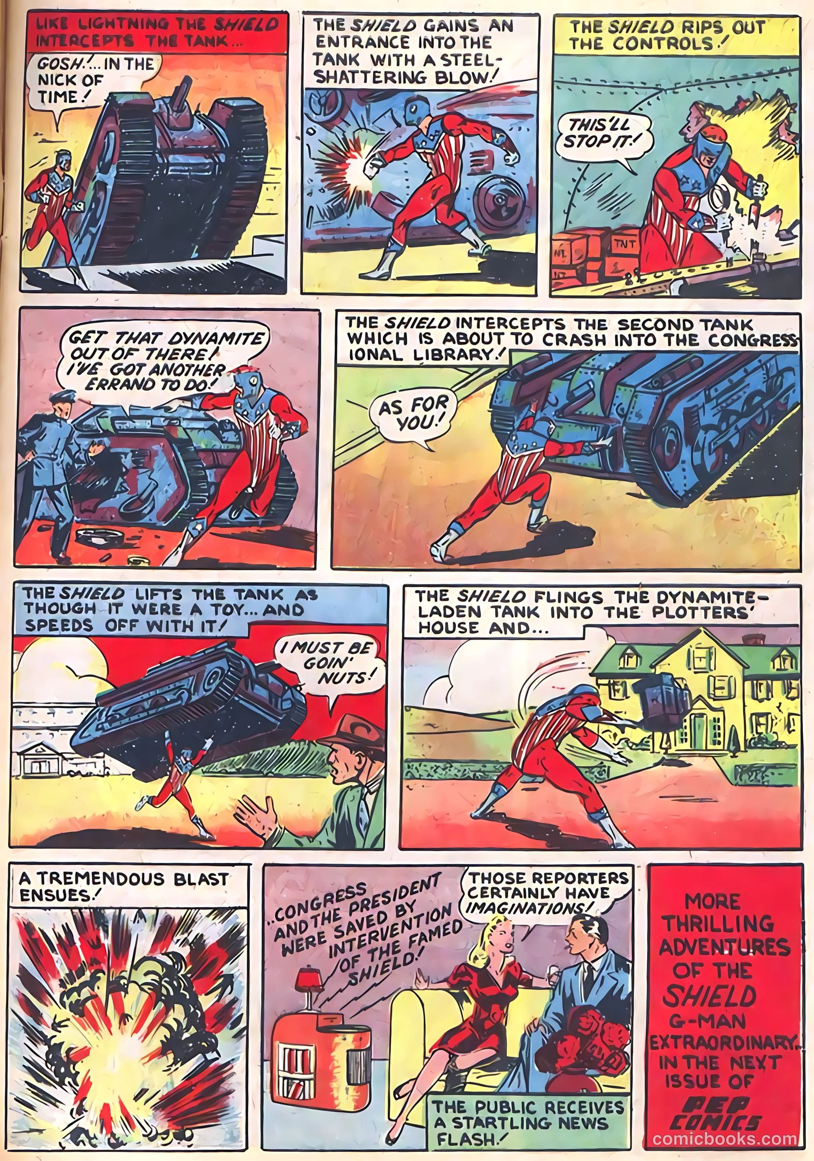 Pep Comics #5 — page 13 of 68