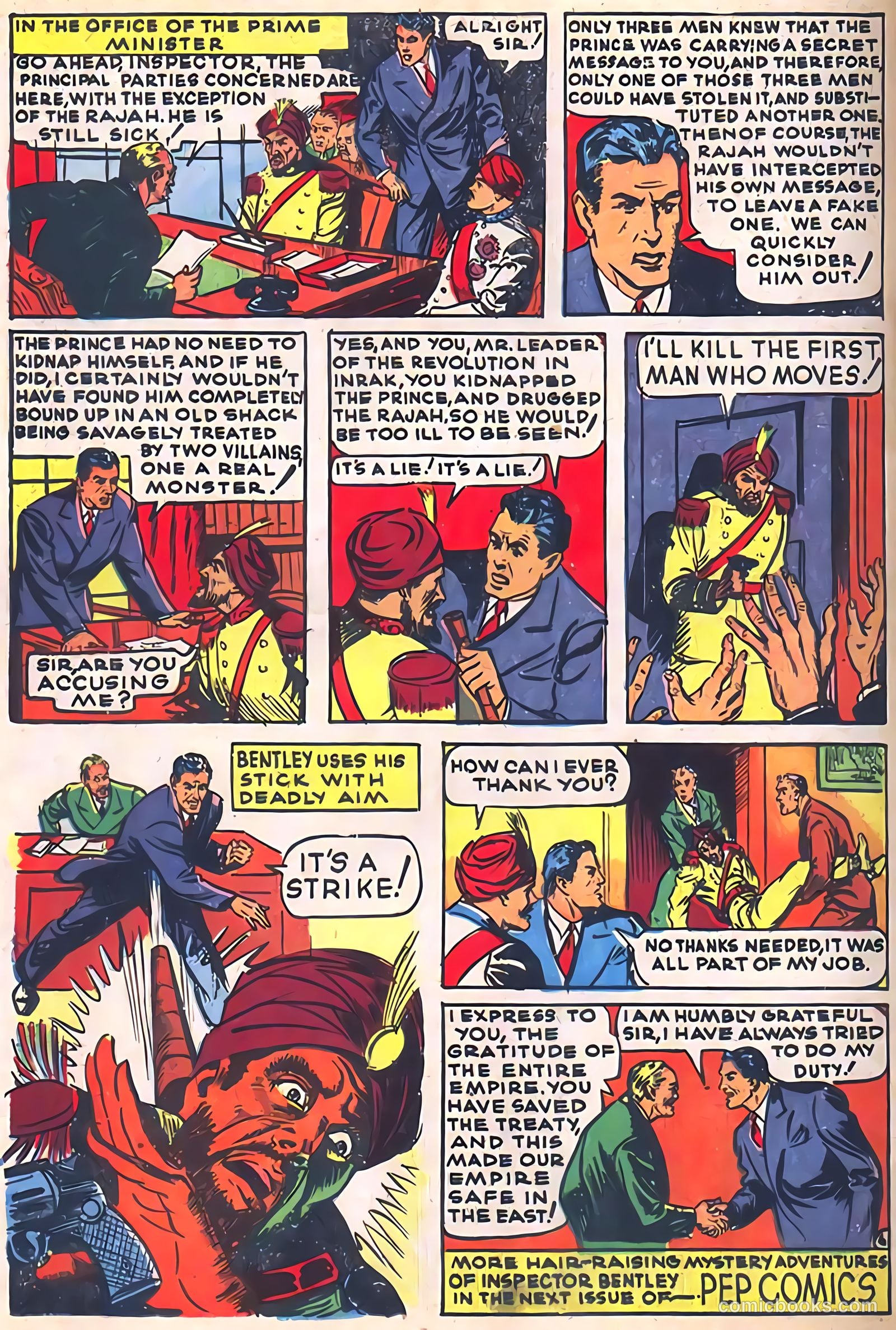 Pep Comics #5 — page 66 of 68