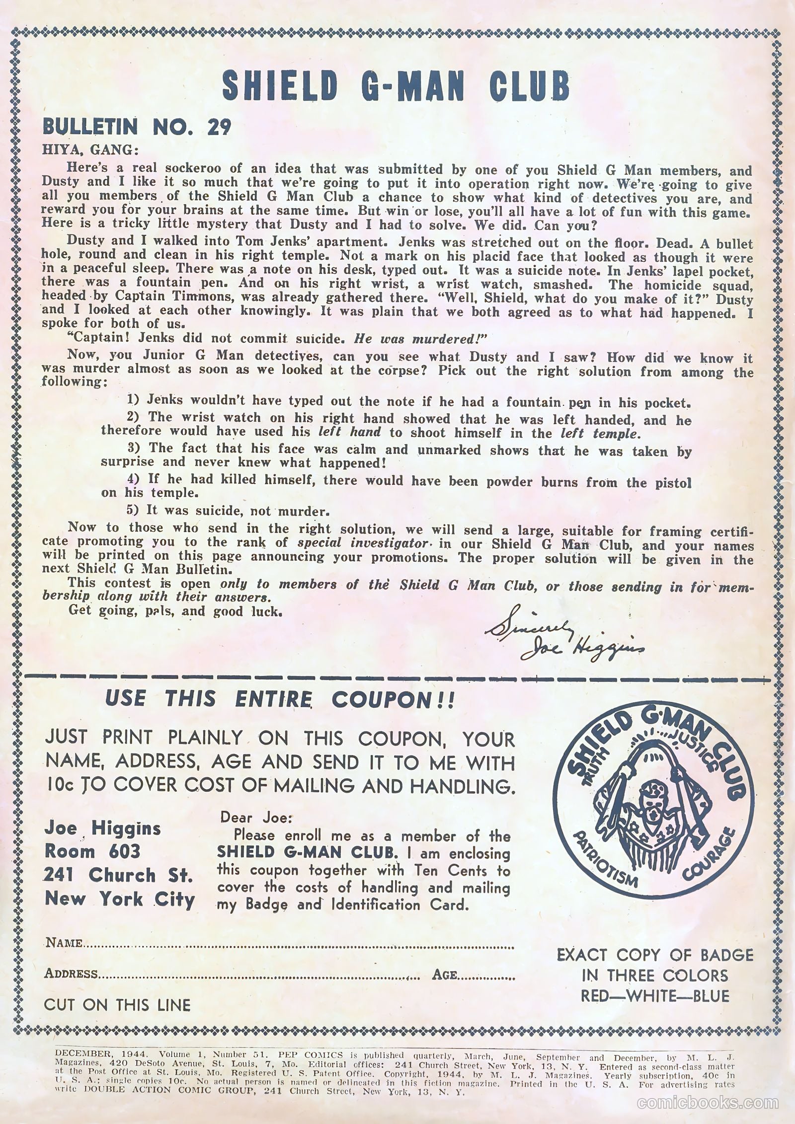 Pep Comics #51 — page 2 of 52