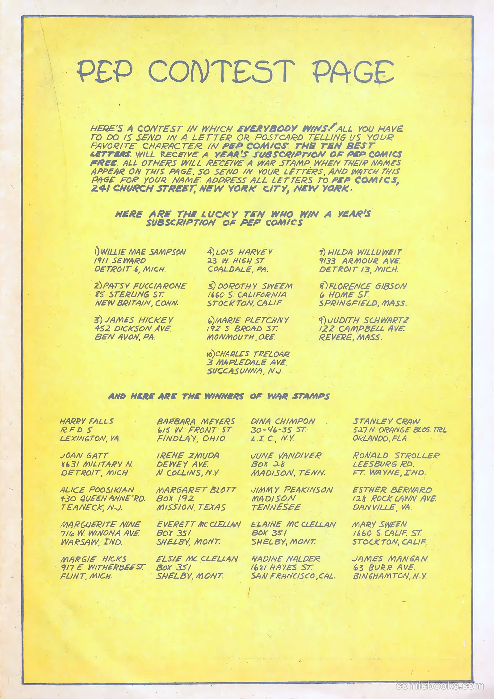Pep Comics #51 — page 23 of 52