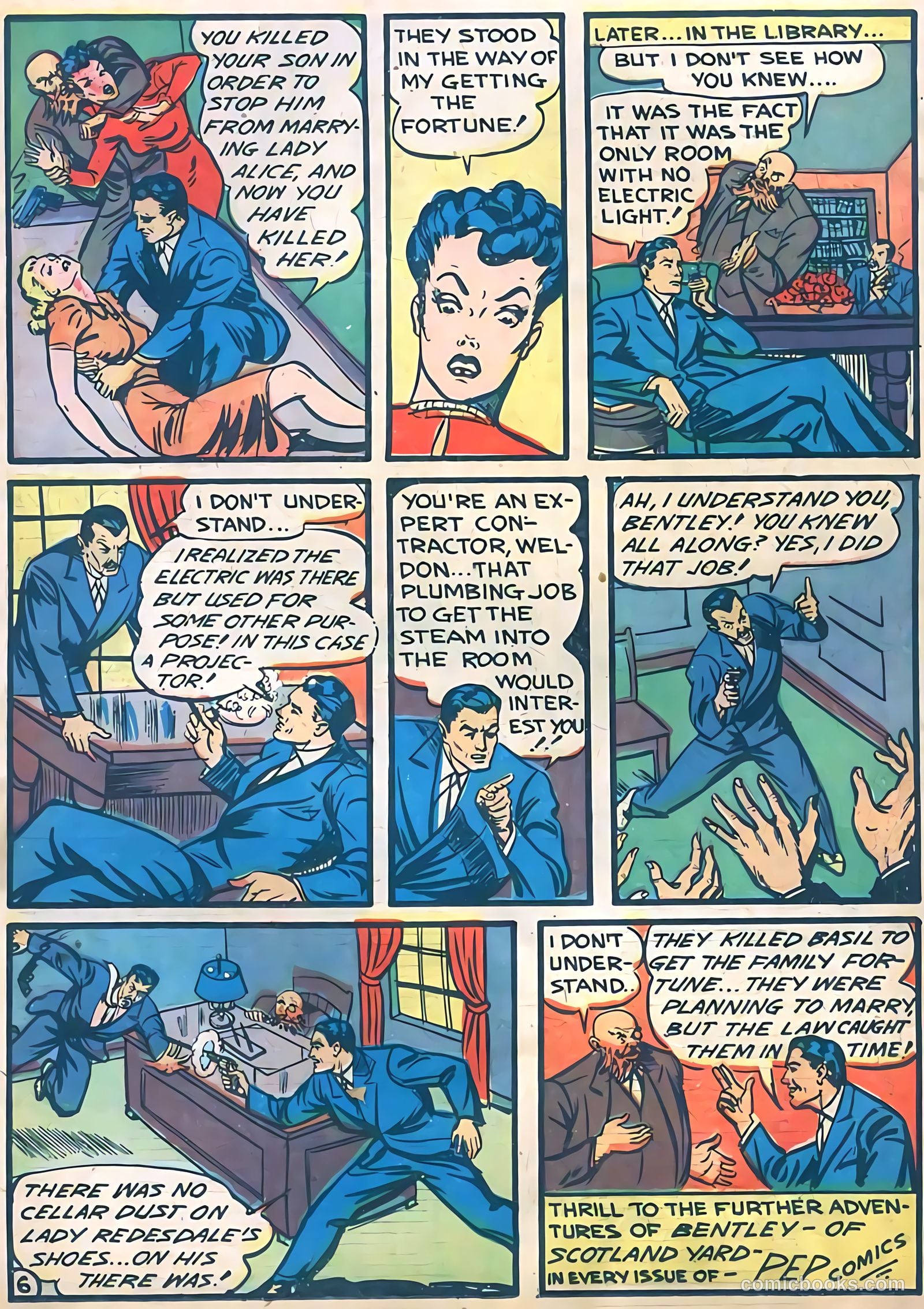 Pep Comics #9 — page 66 of 68