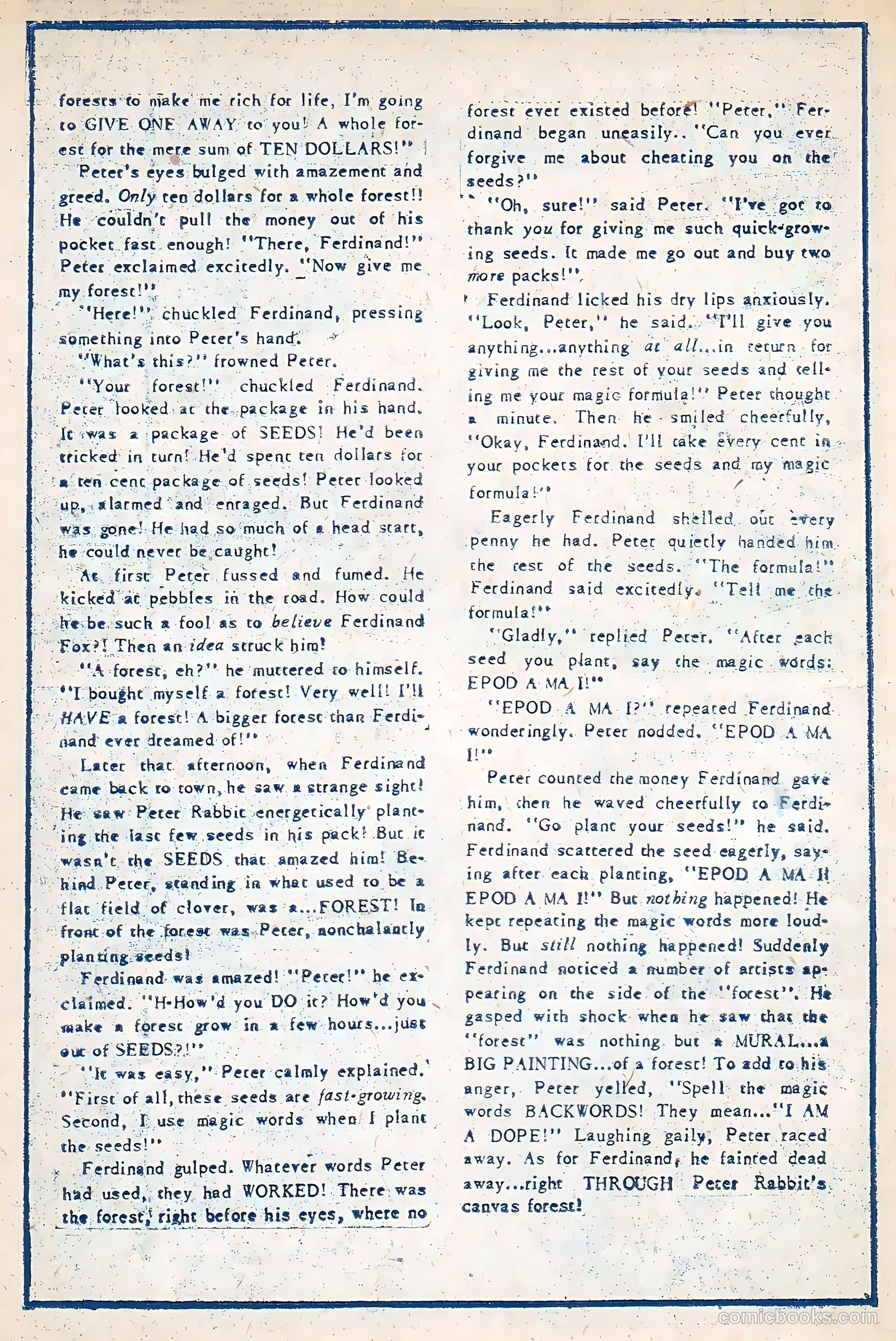Peter Rabbit #30 — page 10 of 36