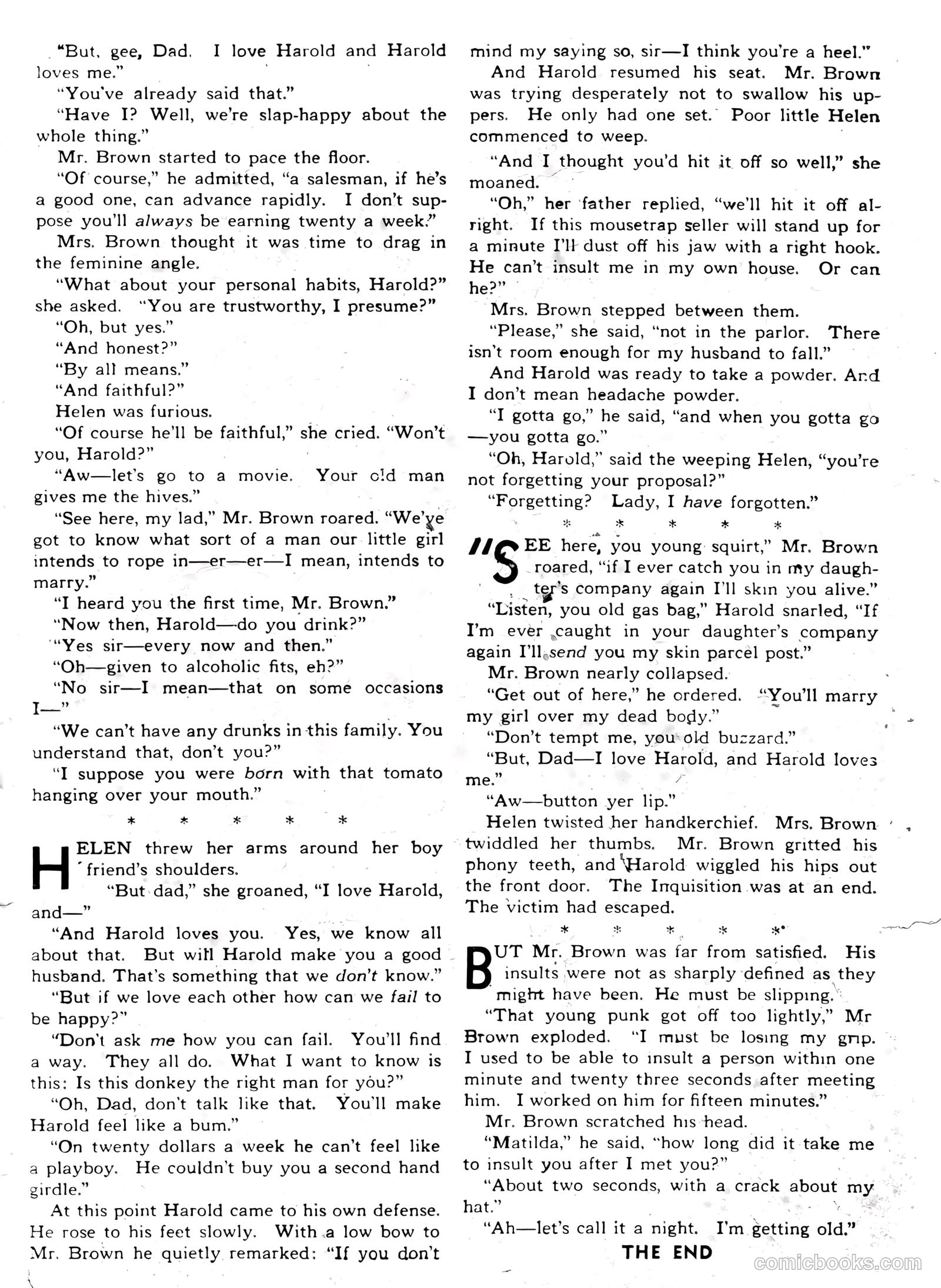 Pictorial Love Stories #22 — page 35 of 36
