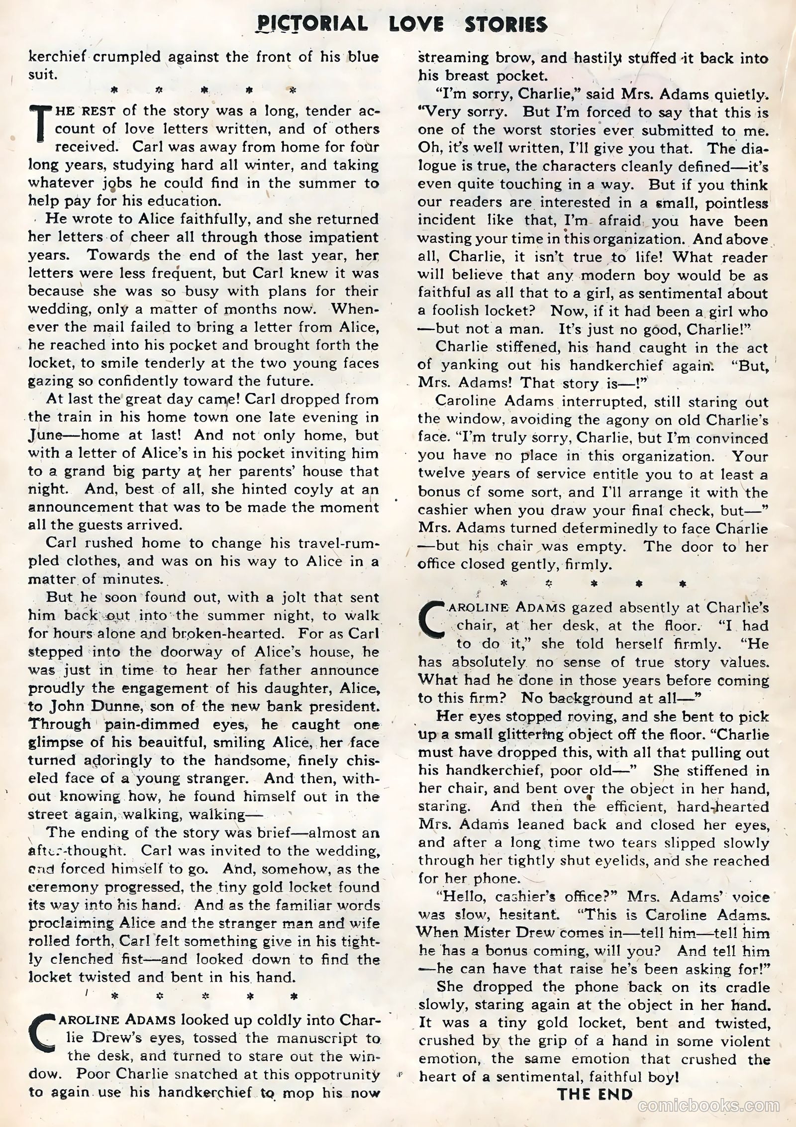 Pictorial Love Stories #25 — page 18 of 36