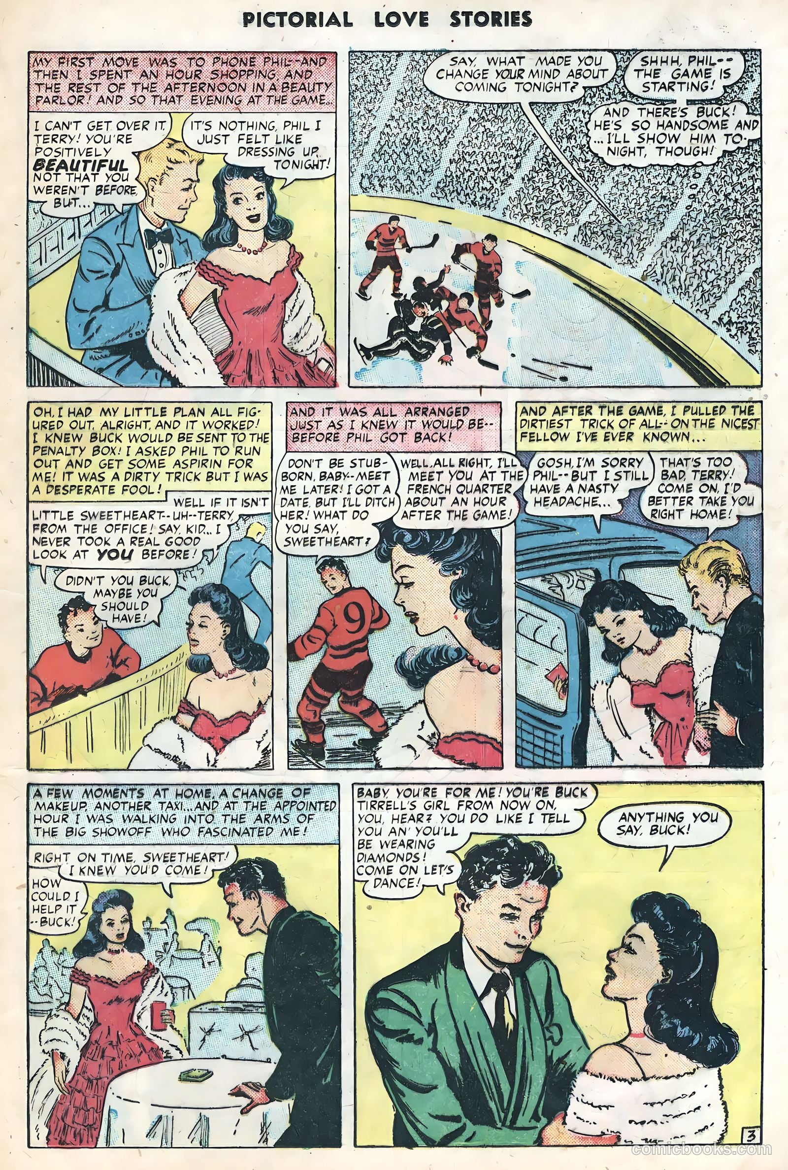 Pictorial Love Stories #25 — page 21 of 36