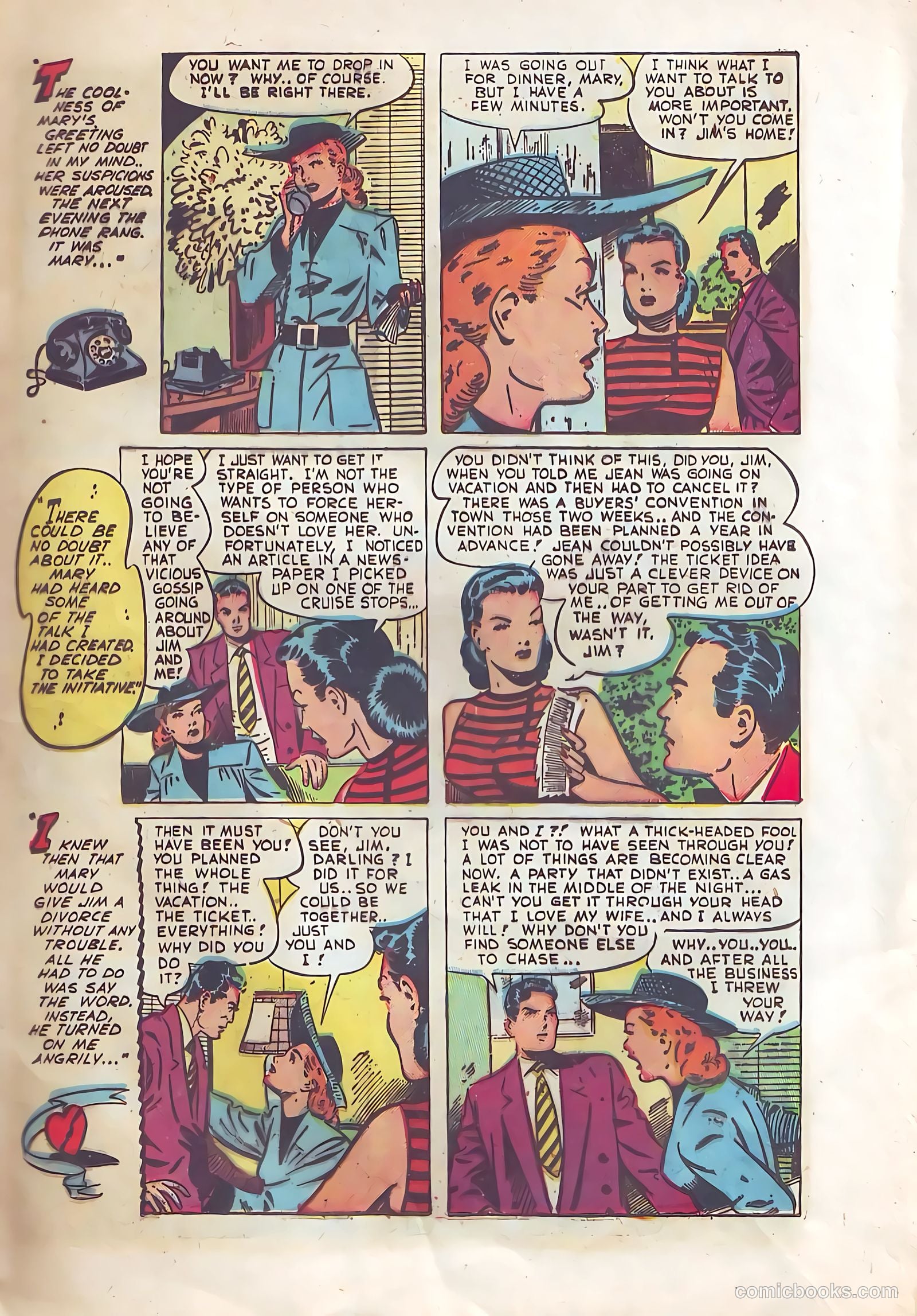 Pictorial Romances #10 — page 9 of 36