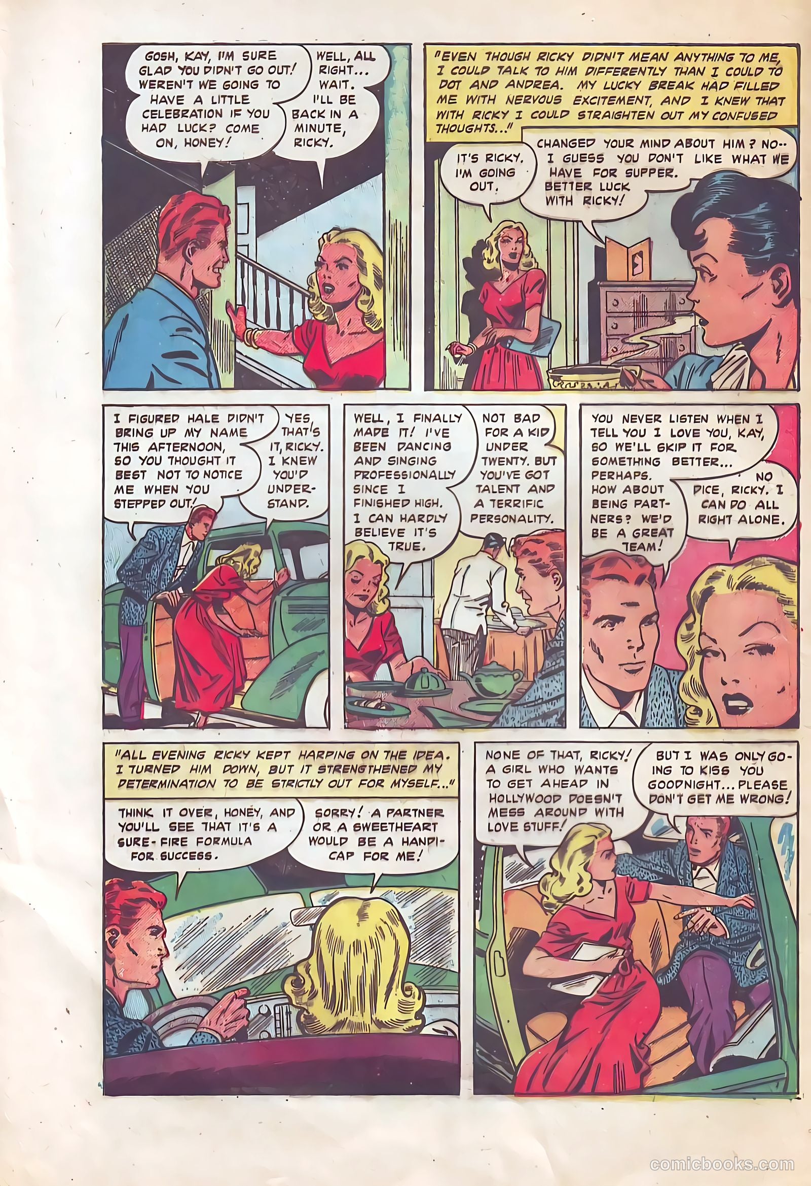 Pictorial Romances #10 — page 14 of 36