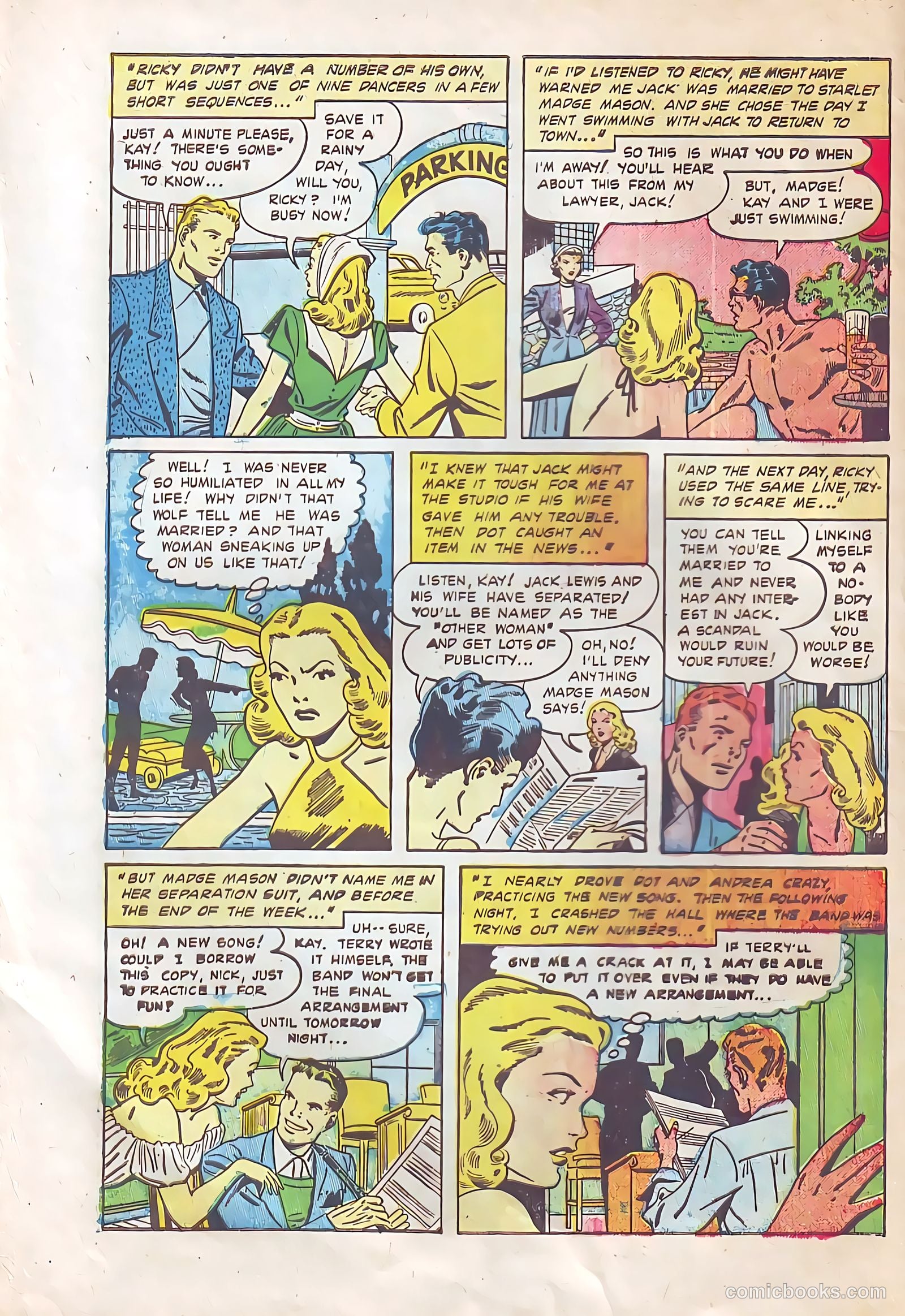 Pictorial Romances #10 — page 16 of 36