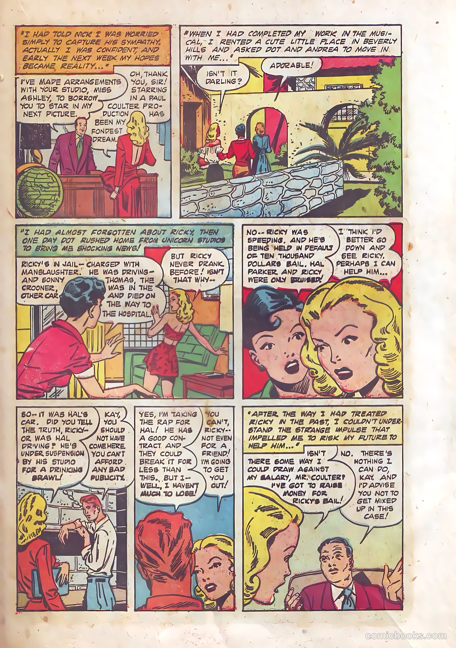Pictorial Romances #10 — page 19 of 36