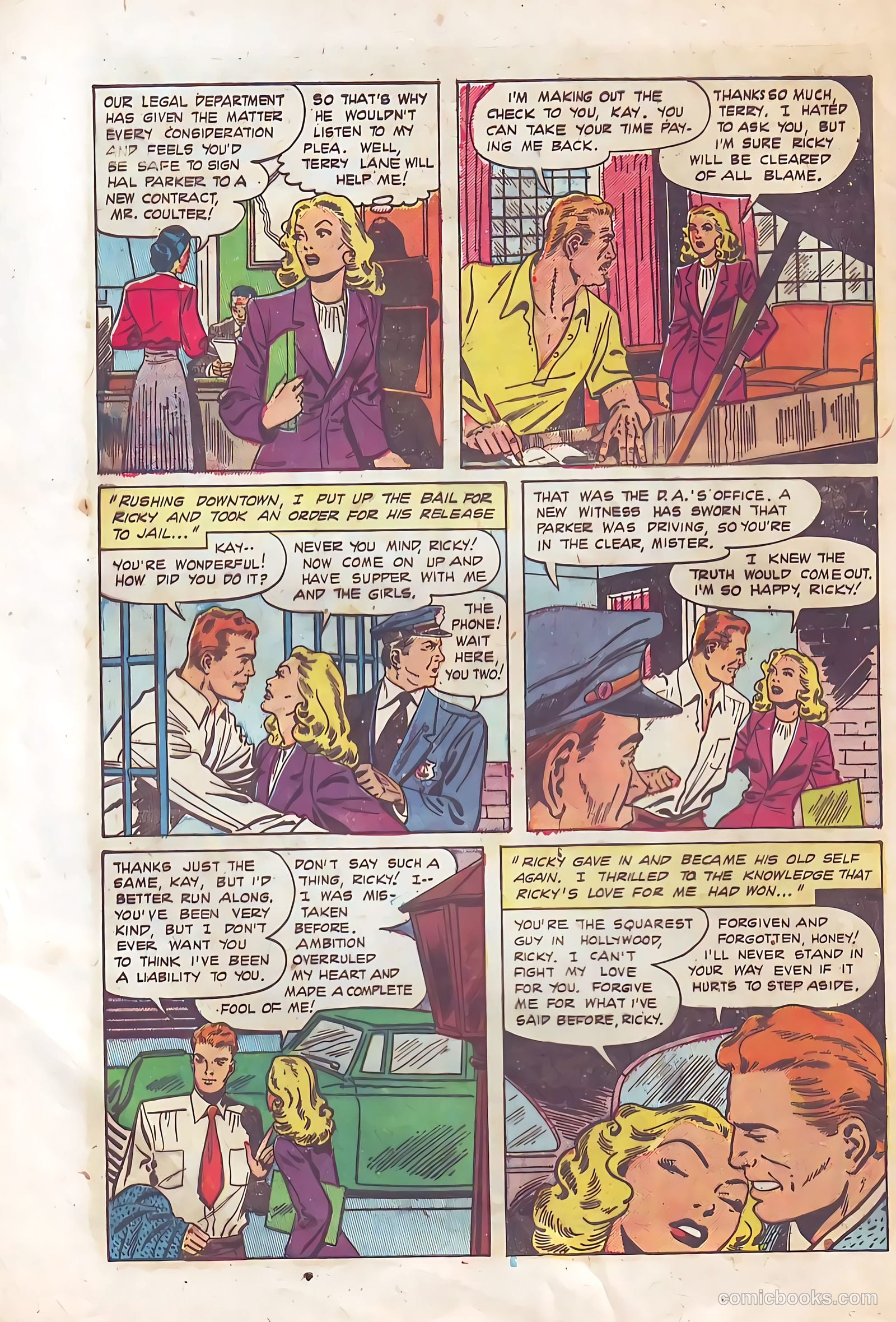 Pictorial Romances #10 — page 20 of 36
