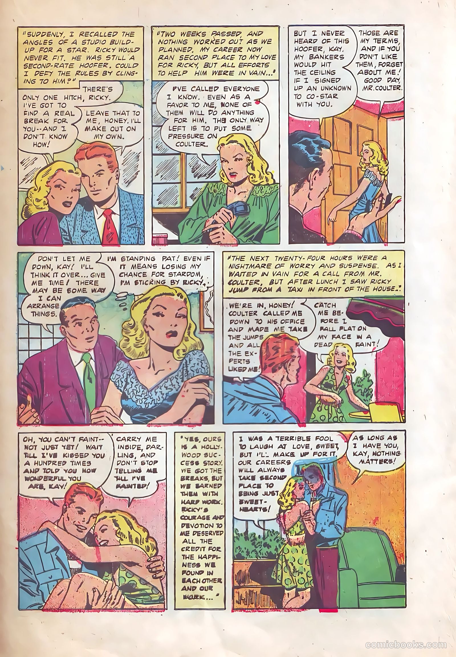 Pictorial Romances #10 — page 21 of 36