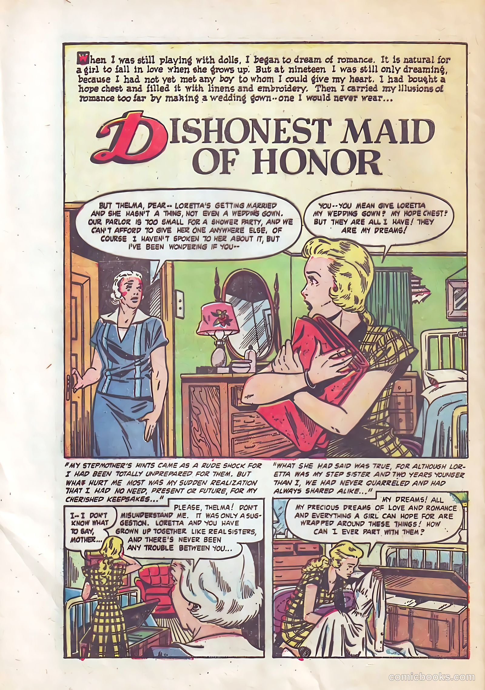 Pictorial Romances #10 — page 22 of 36