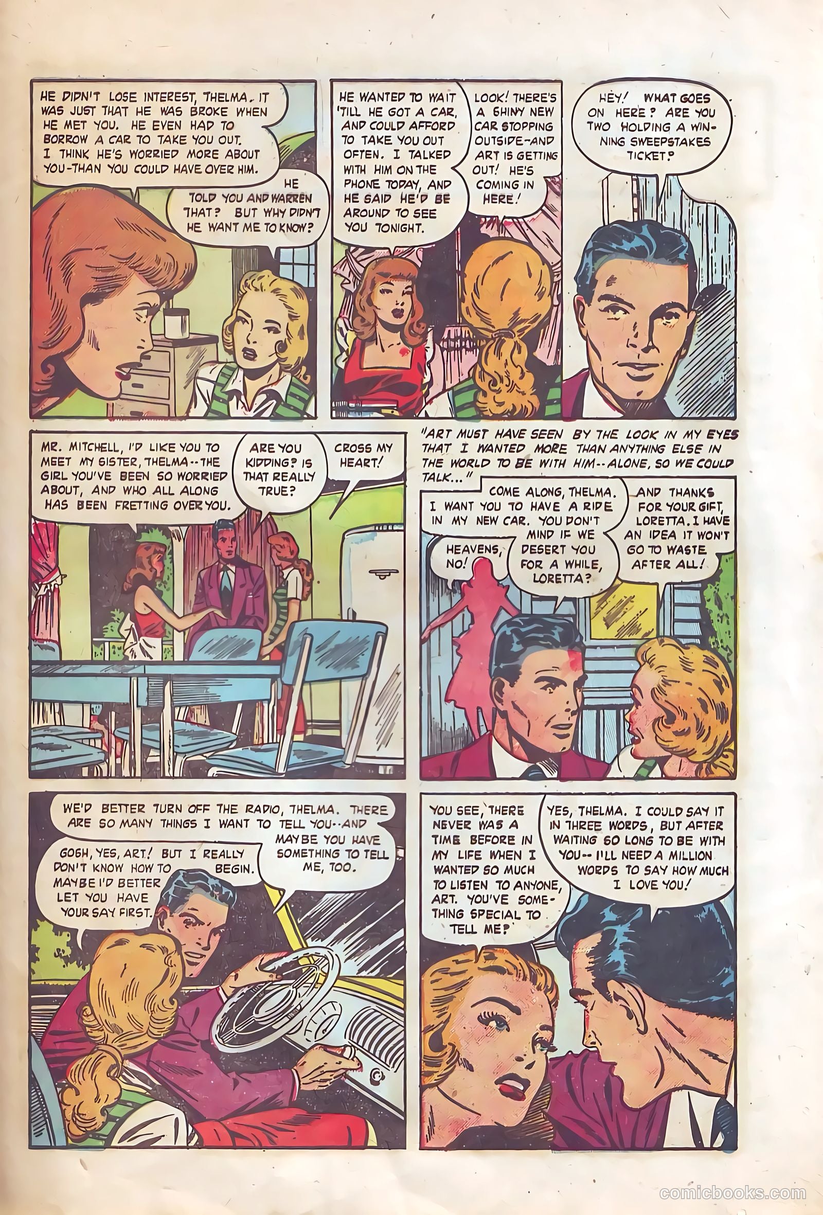 Pictorial Romances #10 — page 25 of 36