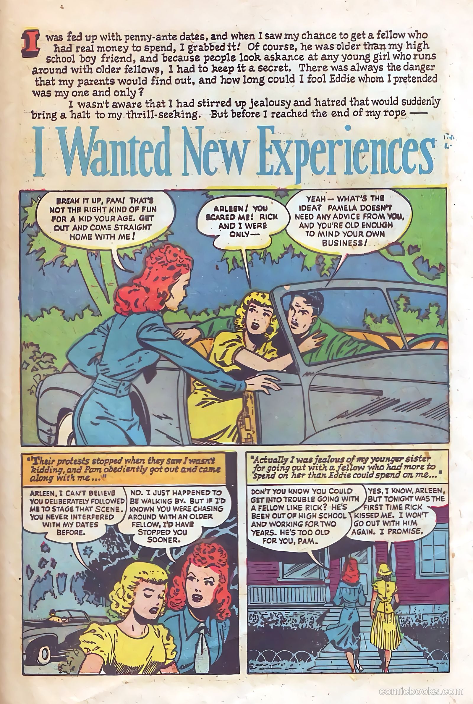 Pictorial Romances #10 — page 27 of 36