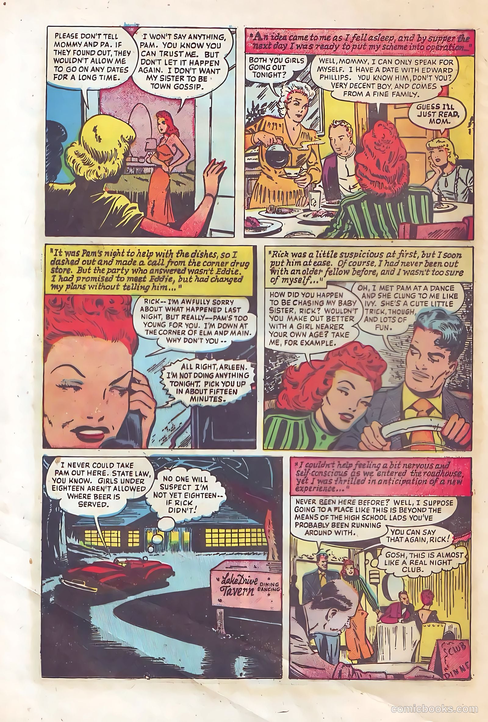 Pictorial Romances #10 — page 28 of 36