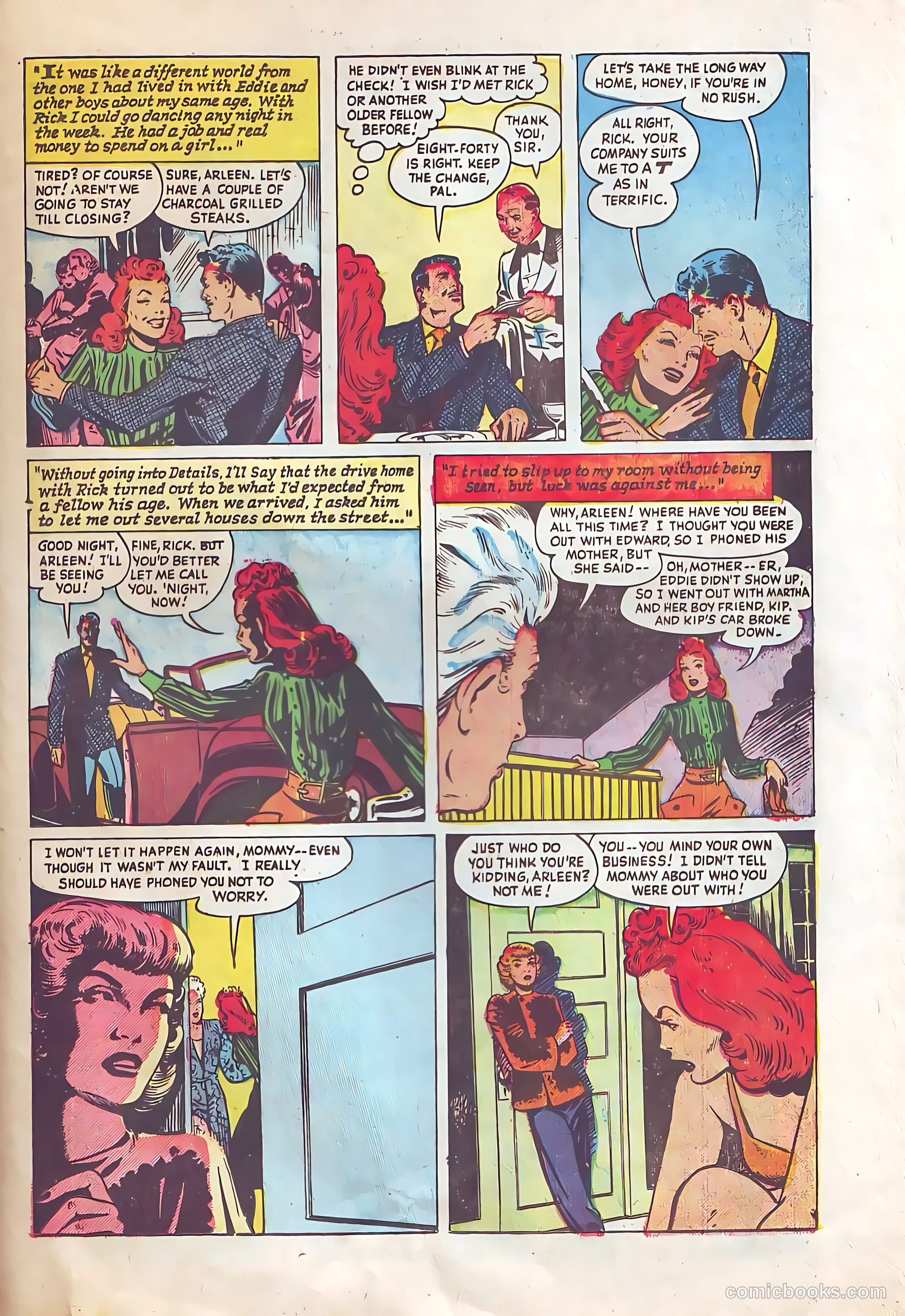 Pictorial Romances #10 — page 29 of 36