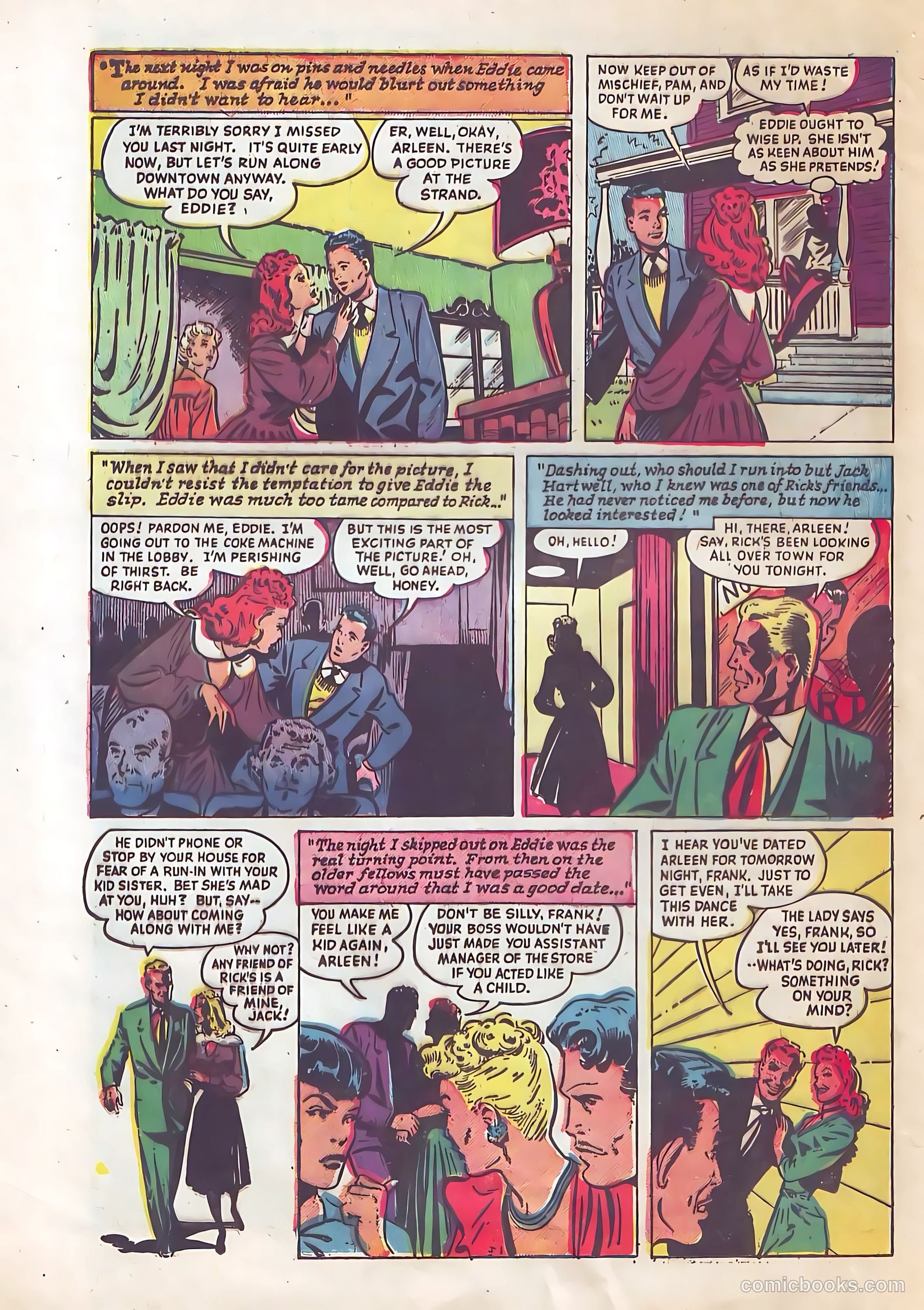 Pictorial Romances #10 — page 30 of 36