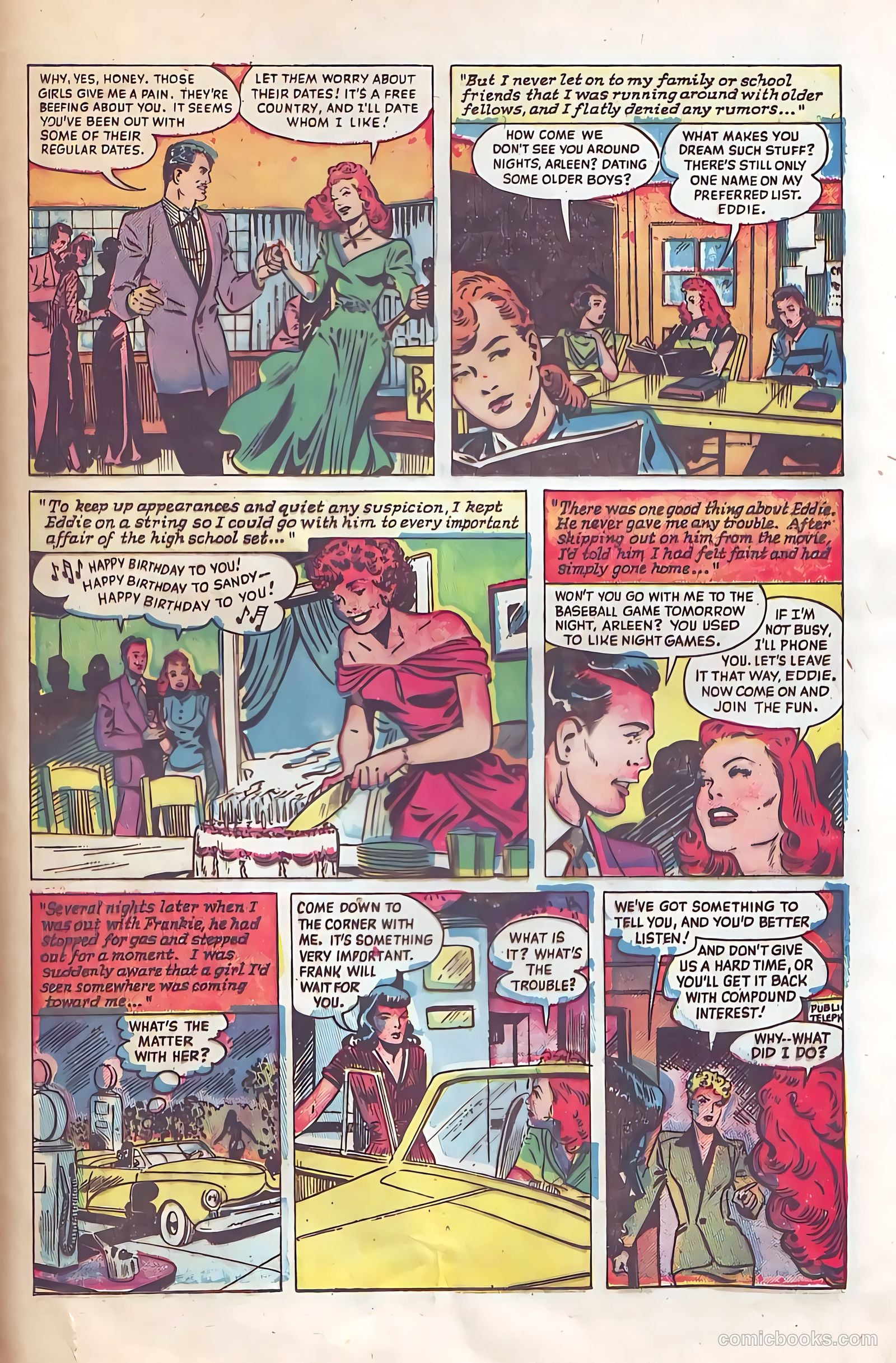 Pictorial Romances #10 — page 31 of 36