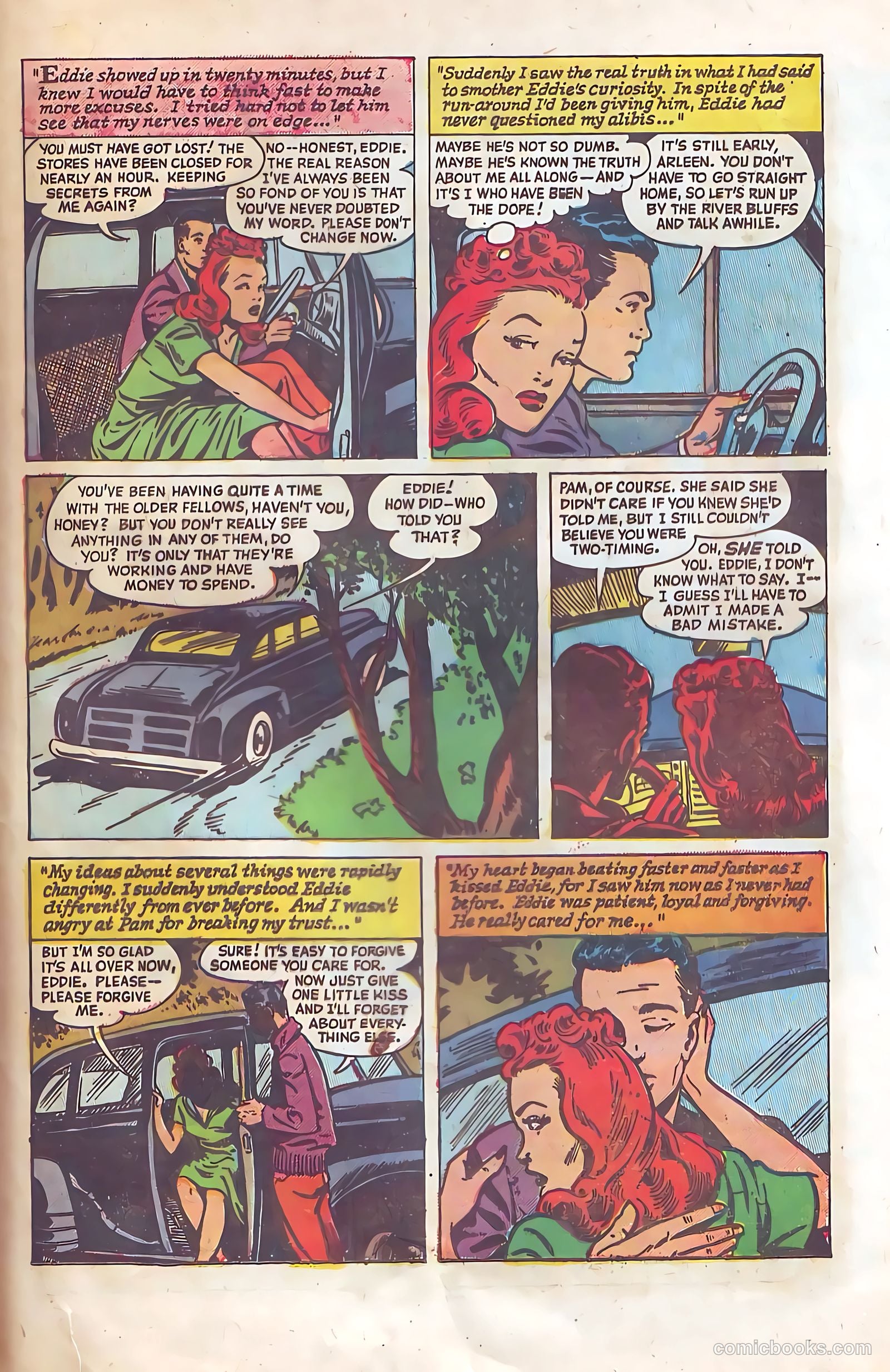 Pictorial Romances #10 — page 33 of 36