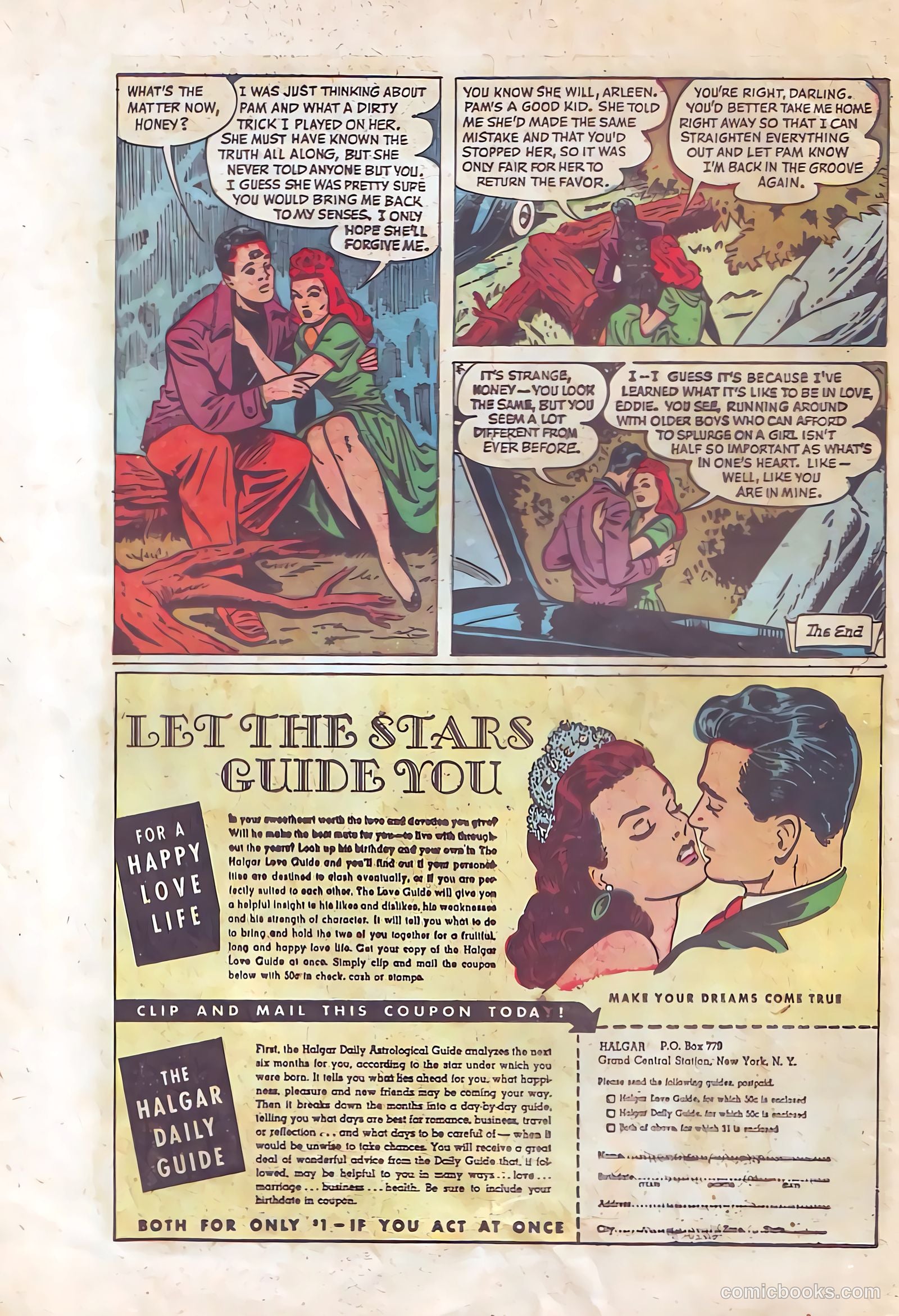 Pictorial Romances #10 — page 34 of 36