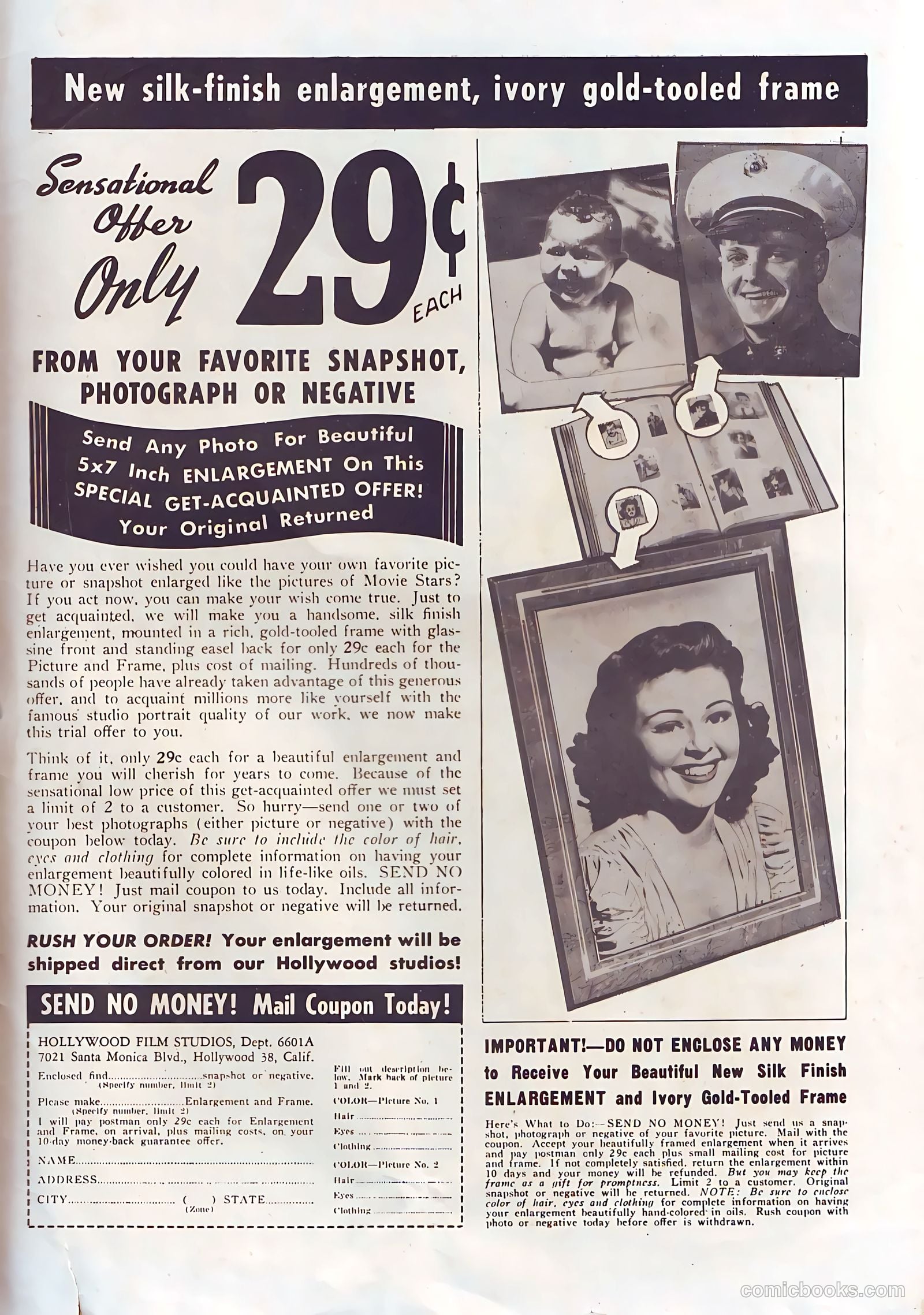 Pictorial Romances #10 — page 35 of 36